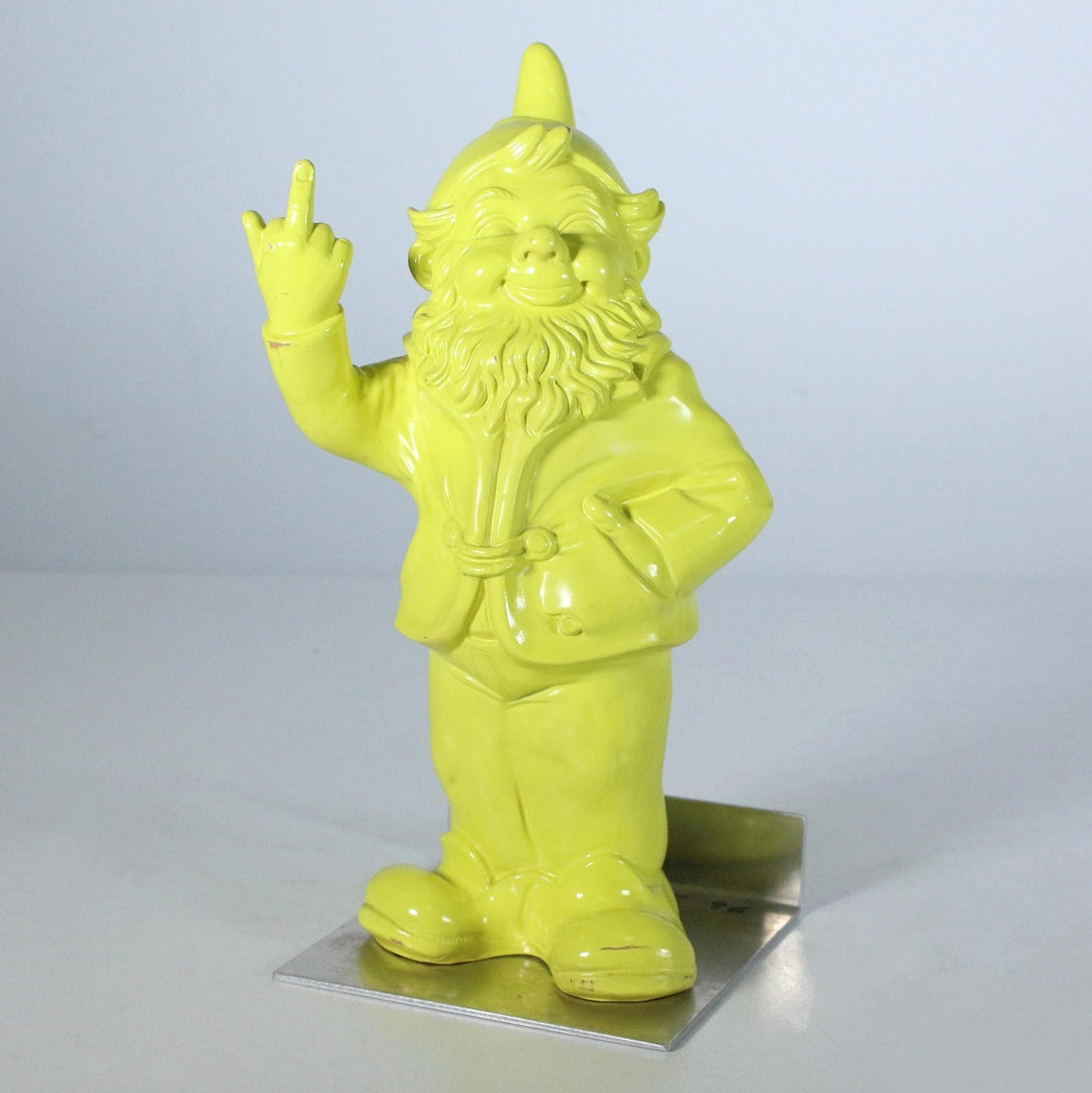 OTTMAR HÖRL. 'Sponti Dwarf Yellow', plastic, Ed. 29/100, signed