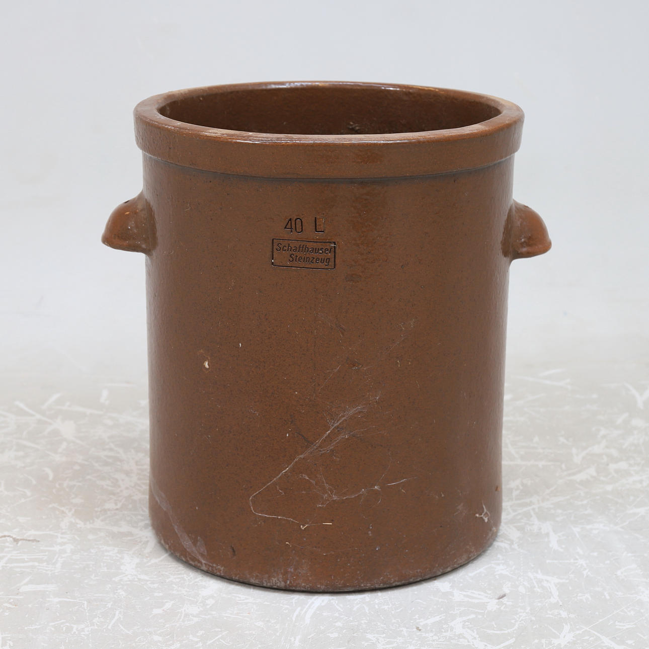 GEFÄSS, 40 Liter, Schaffhauser Steinzeug.