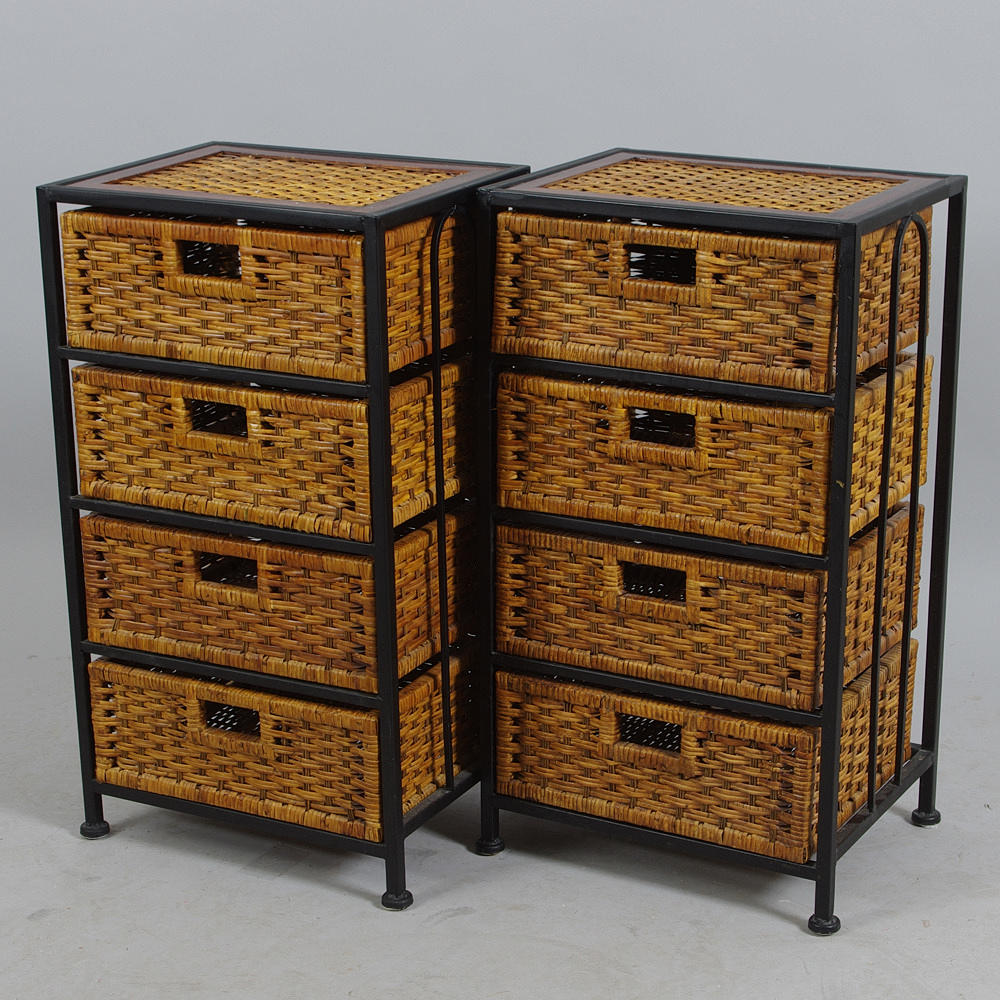 BYRÅER, 1 par, smide/rotting.