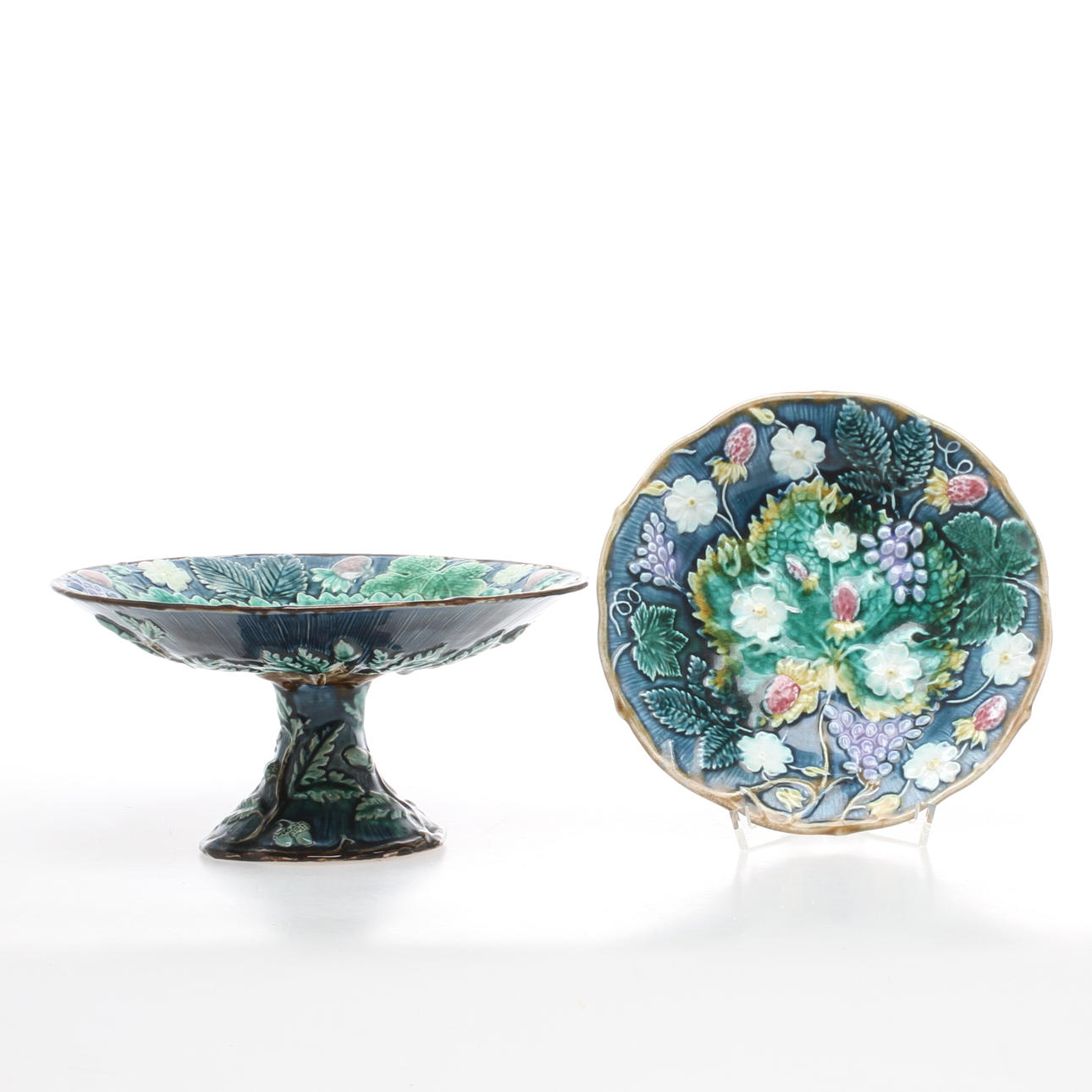 KAKFAT samt FAT, majolika, Rörstrand.