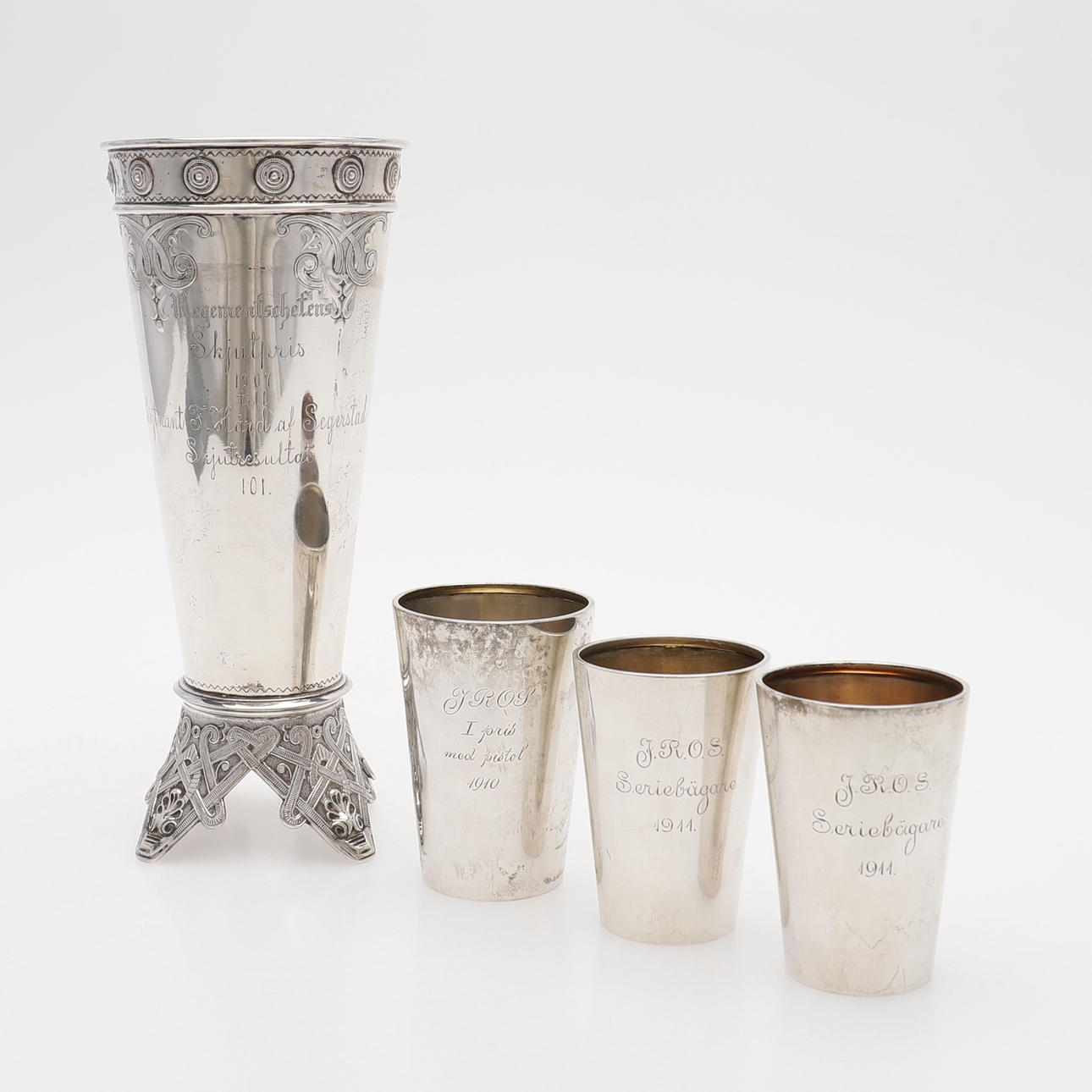 VAS SAMT 3 BÄGARE, silver.