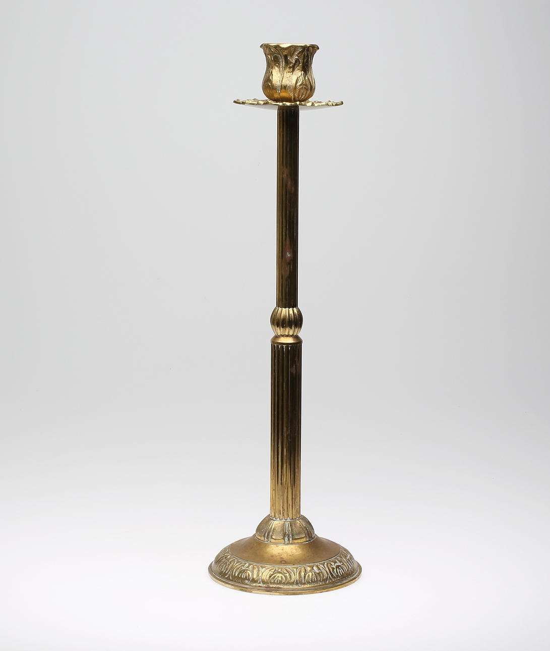 ALTARLJUSSTAKE, Mässing, 1800/19-tal.