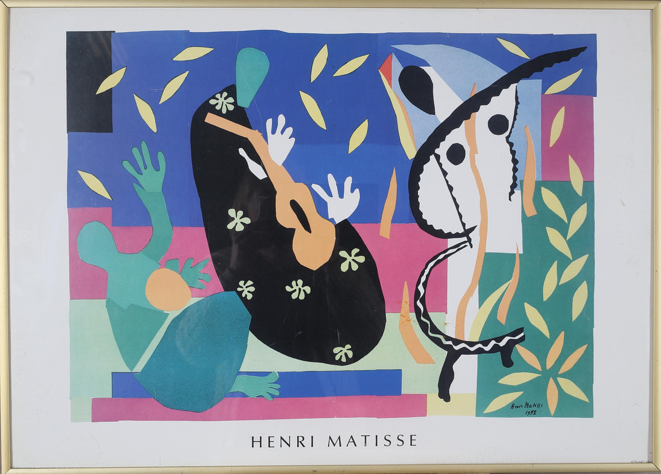 HENRI MATISSE. PLAKAT, Zeitgenössisch.