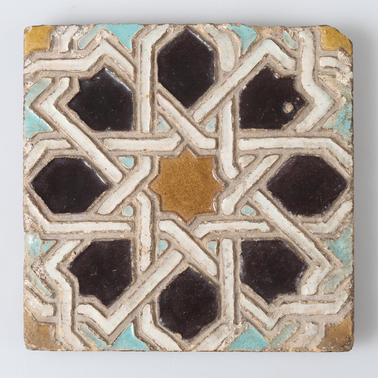 AZULEJO "Arista", España siglo XV/XVII.