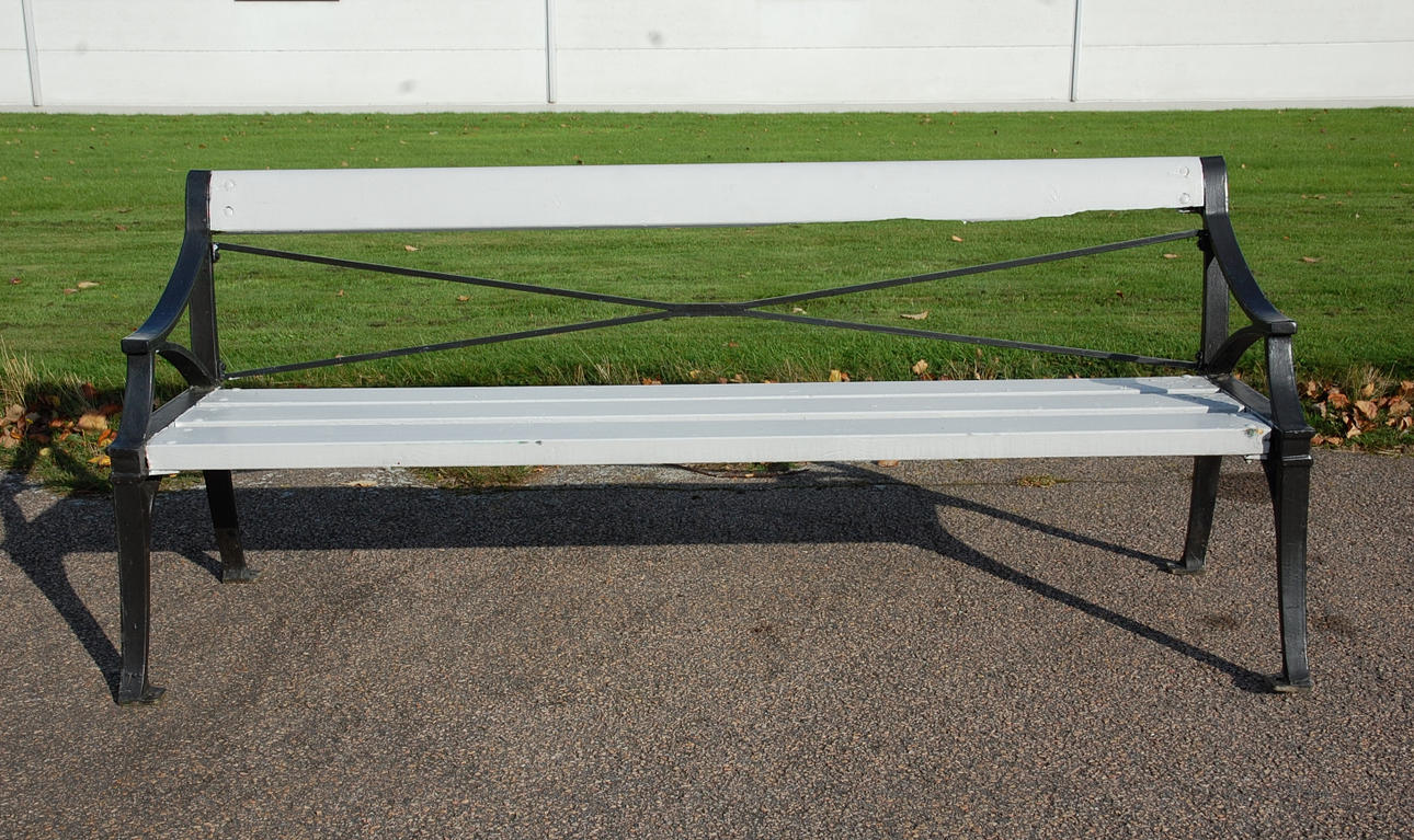 TRÄDGÅRDSSOFFA, gjutjärn, Byarums Bruk.