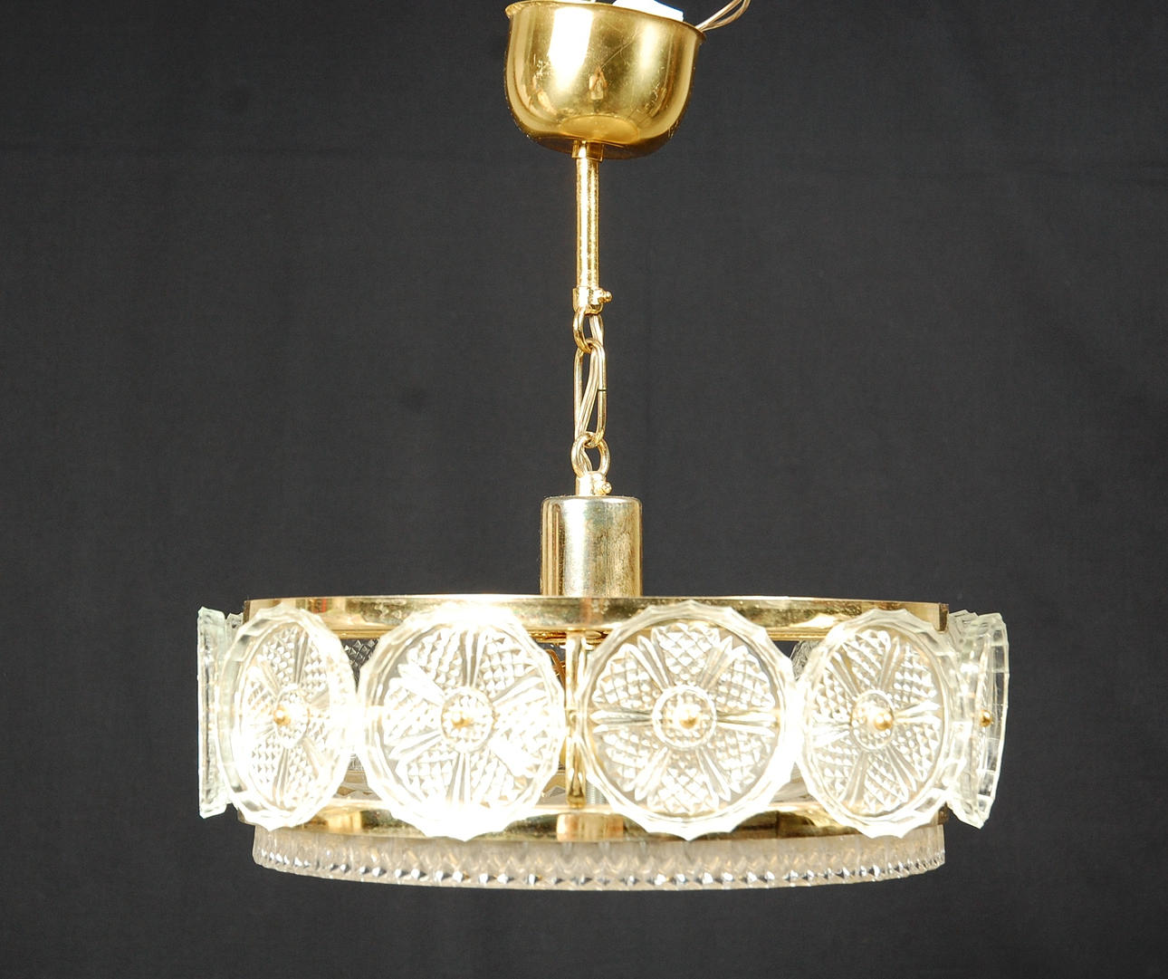 TAKLAMPA, Carl Fagerlund, Orrefors, 1960-tal.