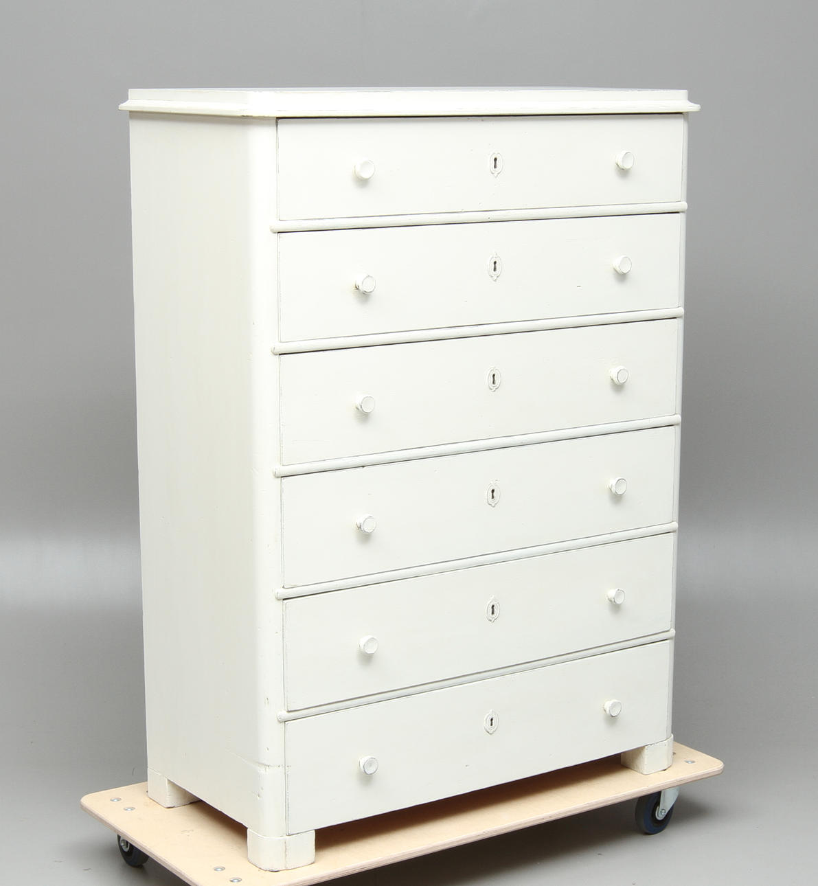 BYRÅ, 6 lådig, 1800-talets slut.