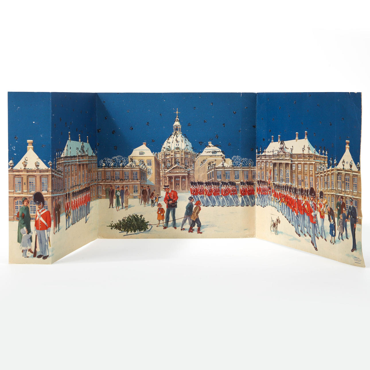 JULKALENDER, Danmark ca 1945.