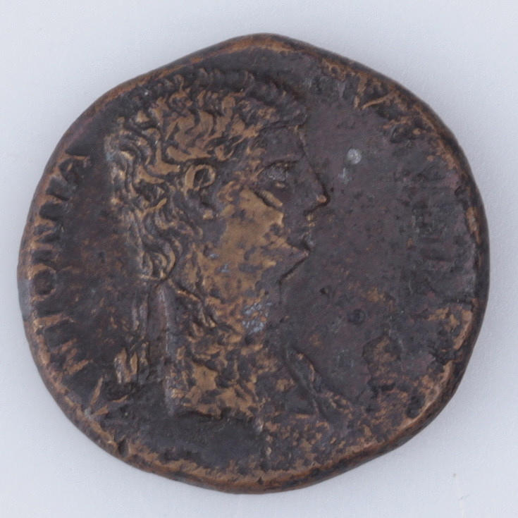 MYNT, koppar, dupontius, Antonia.