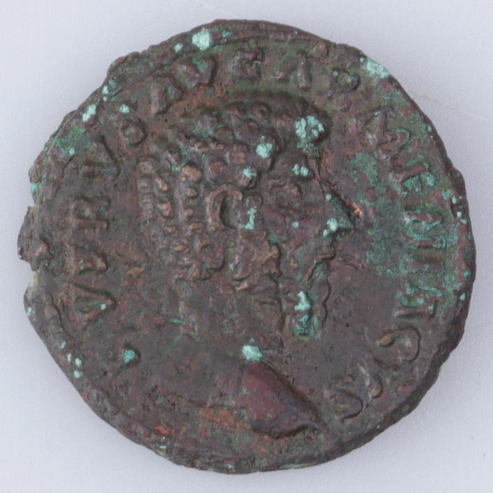 MYNT, koppar, as, Lucius Verus 161-169 e.kr.