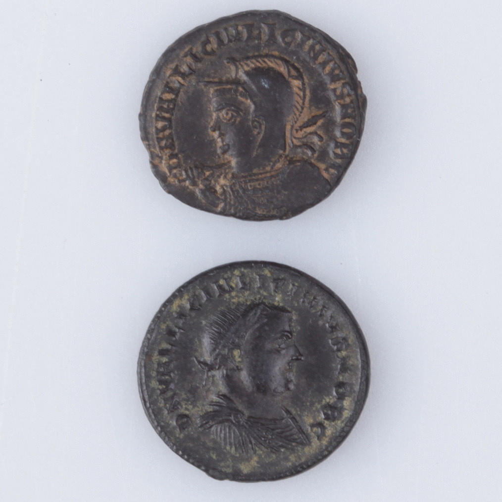 MYNT, 2 st. koppar, ae3, Licinius II (Caesar 317 - 324).