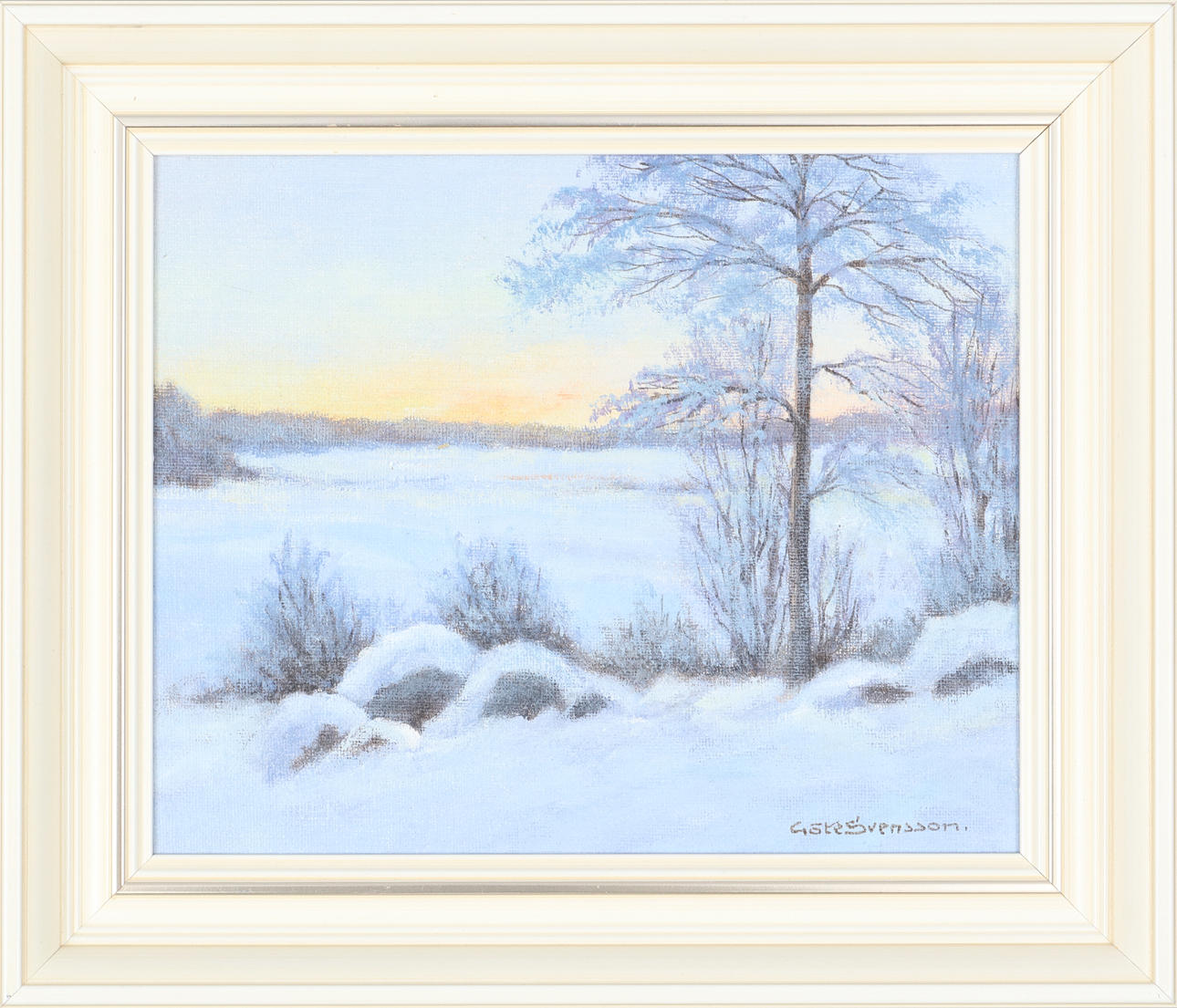 GÖTE SVENSSON. oil on canvas, signed.