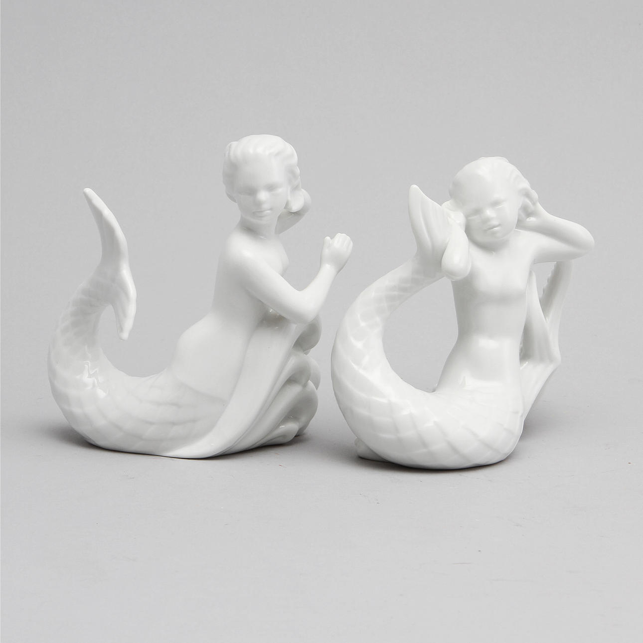 FIGURAS, sirenas, 1 pareja, Rörstrand.