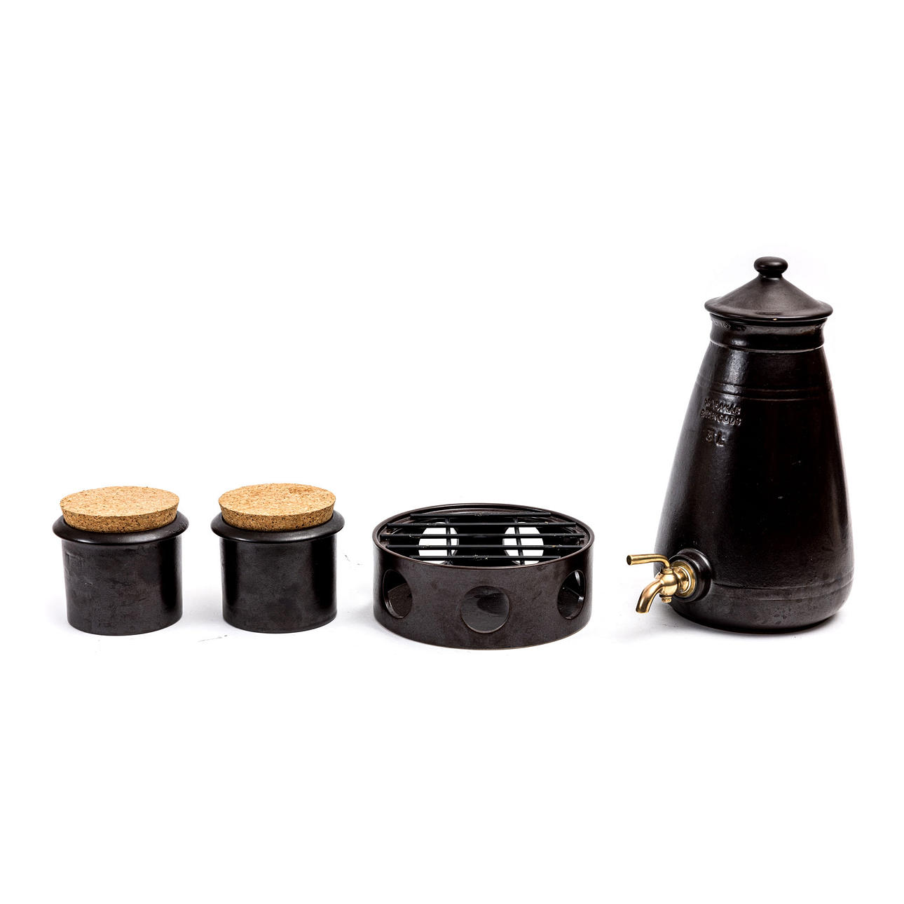 HÖGANÄS, glöggset, 4 delar, 1900-talets andra hälft.