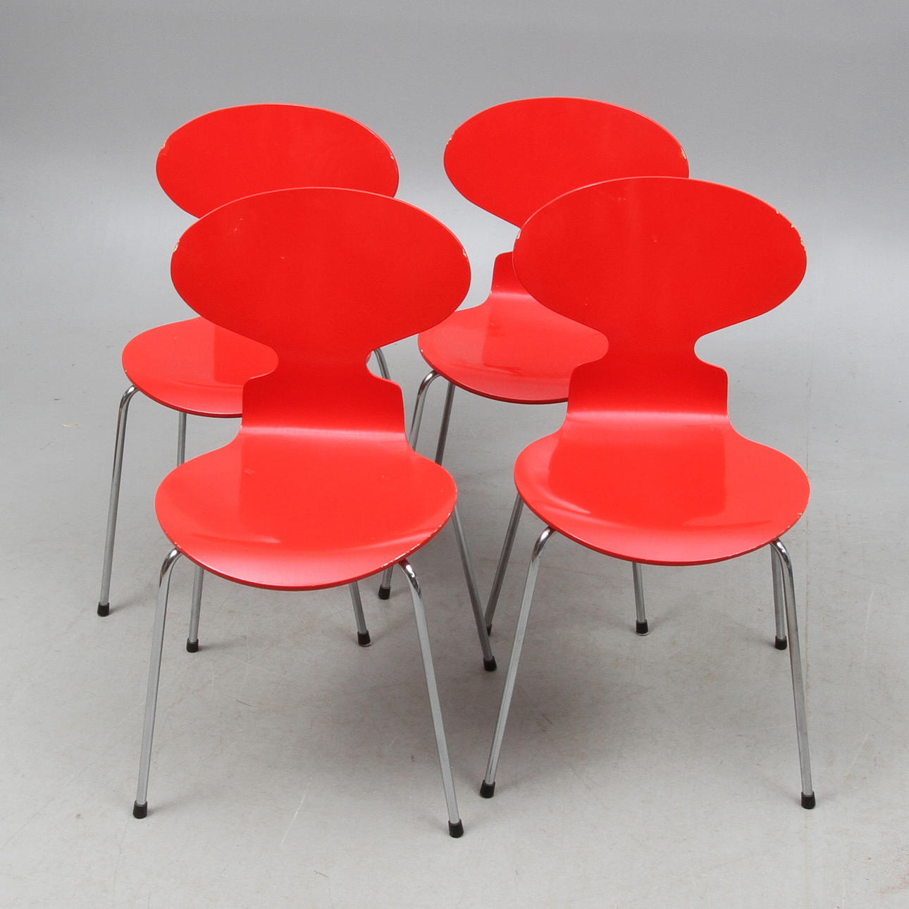 STOLAR, 4 st, "Myran", Arne Jacobsen, Fritz Hansen.
