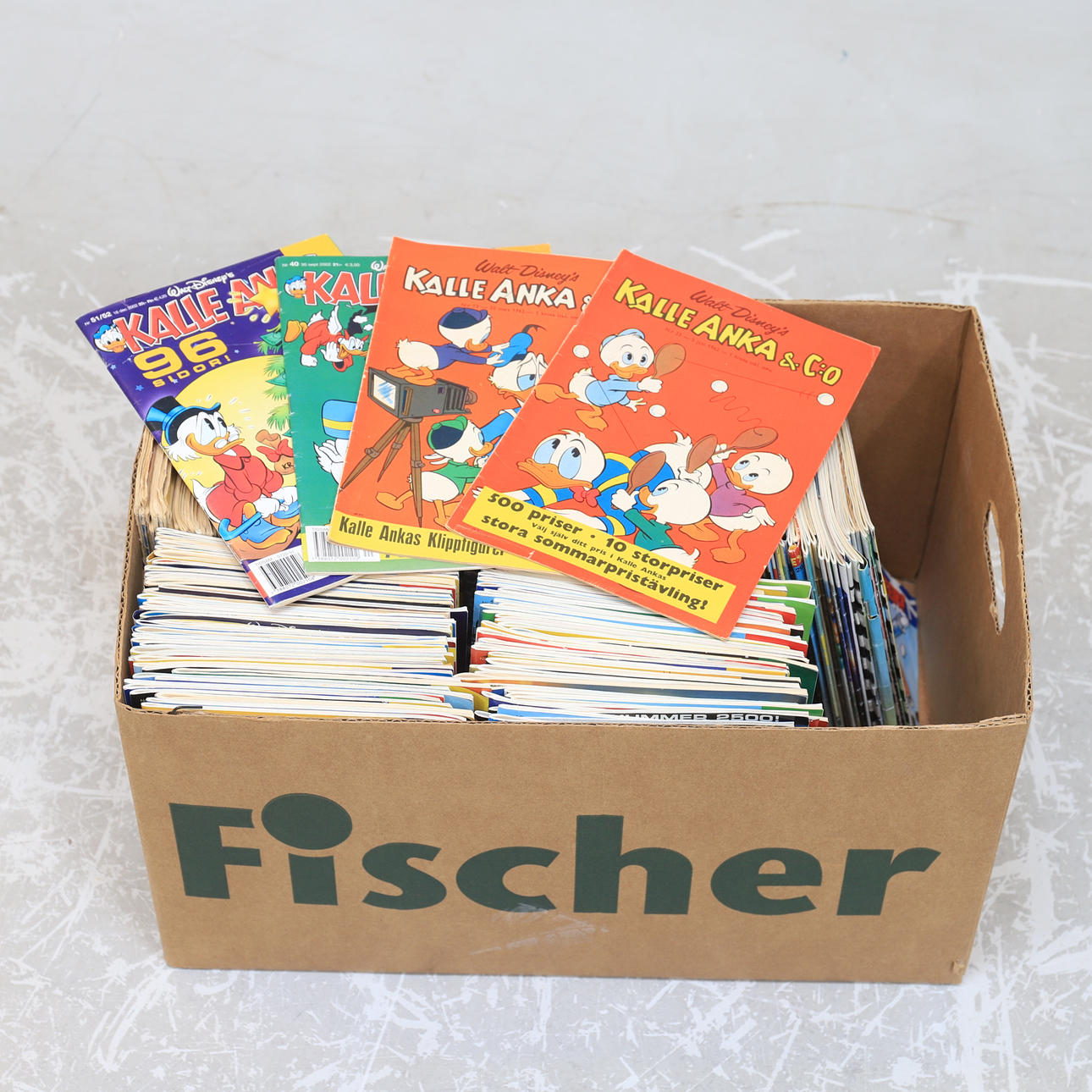 KALLE ANKA & CO, ca 300 stk, 1957-2004.