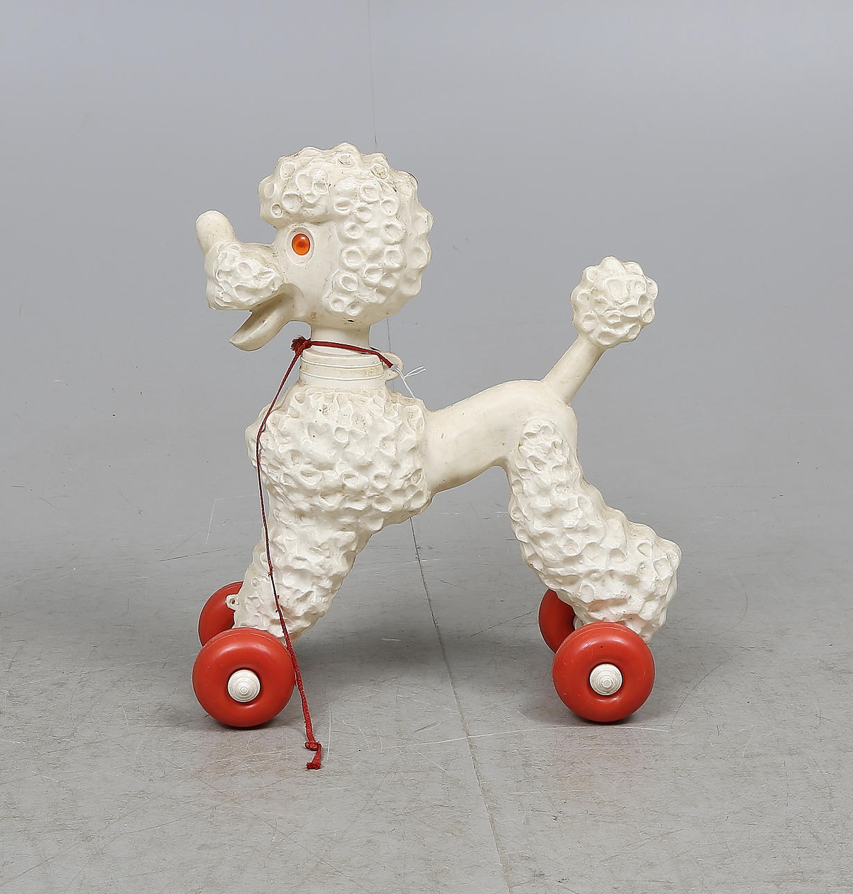 LEKSAK, plast, Pudel, 1950-tal.