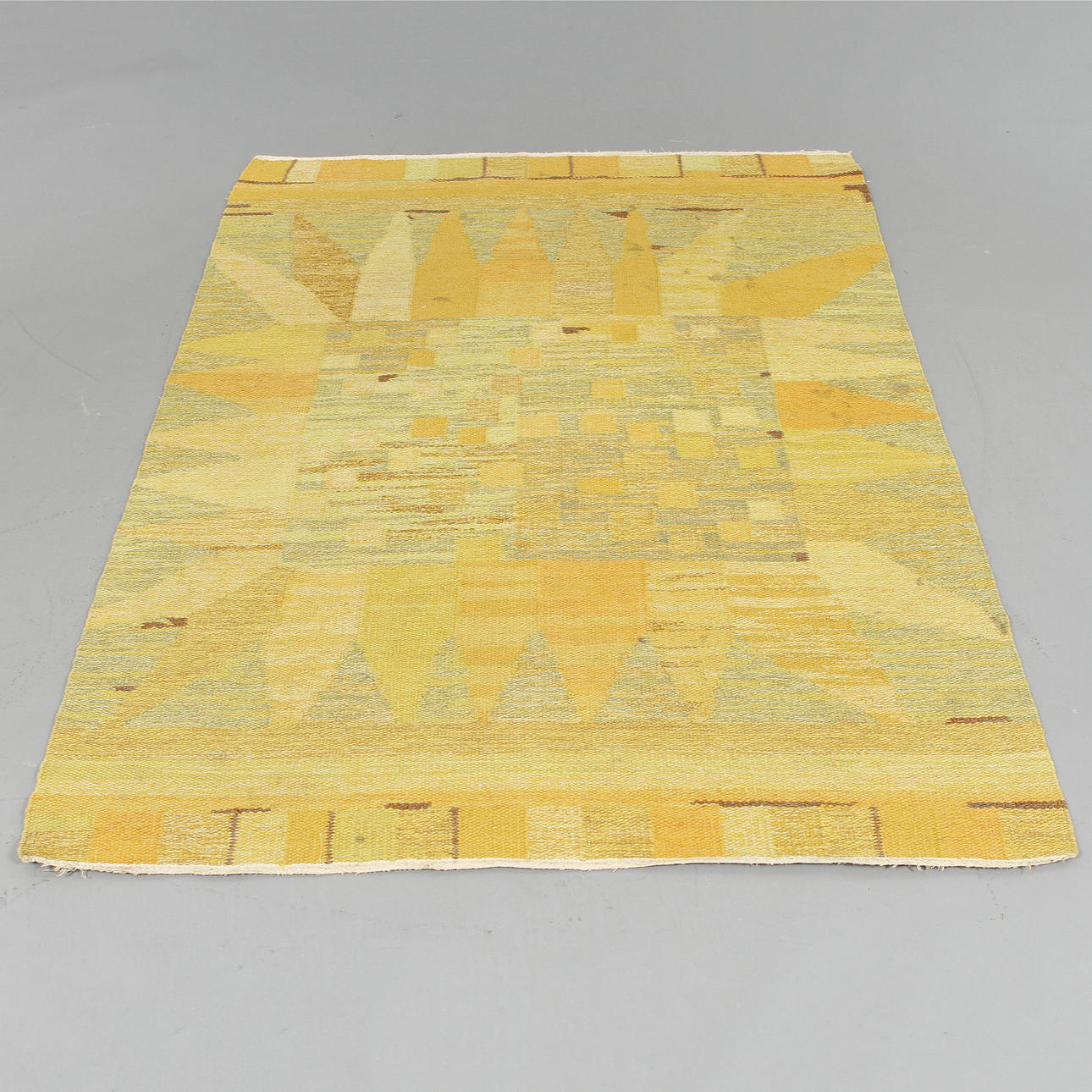 MATTA, gobelängteknik, Sverige 1900-talets mitt. 200 x 145 cm.