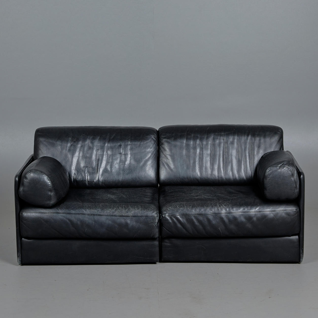 De Sede, couch / modular sofa, model 'DS 76', leather, 1970s, Switzerland.