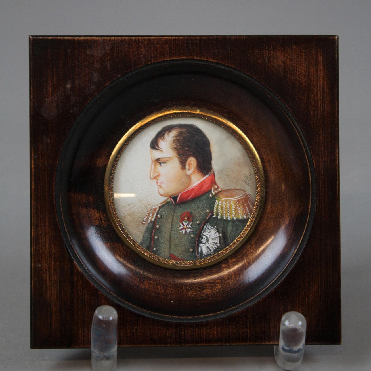 MINIATURE PORTRÆT, der forestiller Napoli.