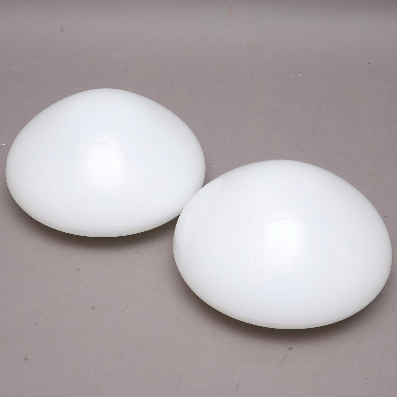 CEILING CEILING, 2 pcs, glass, marked LJS 961 S.