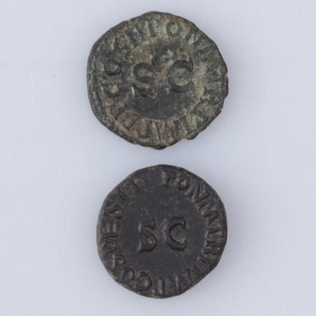 MYNT, brons, quadranser, Claudius 41-54 e.kr.