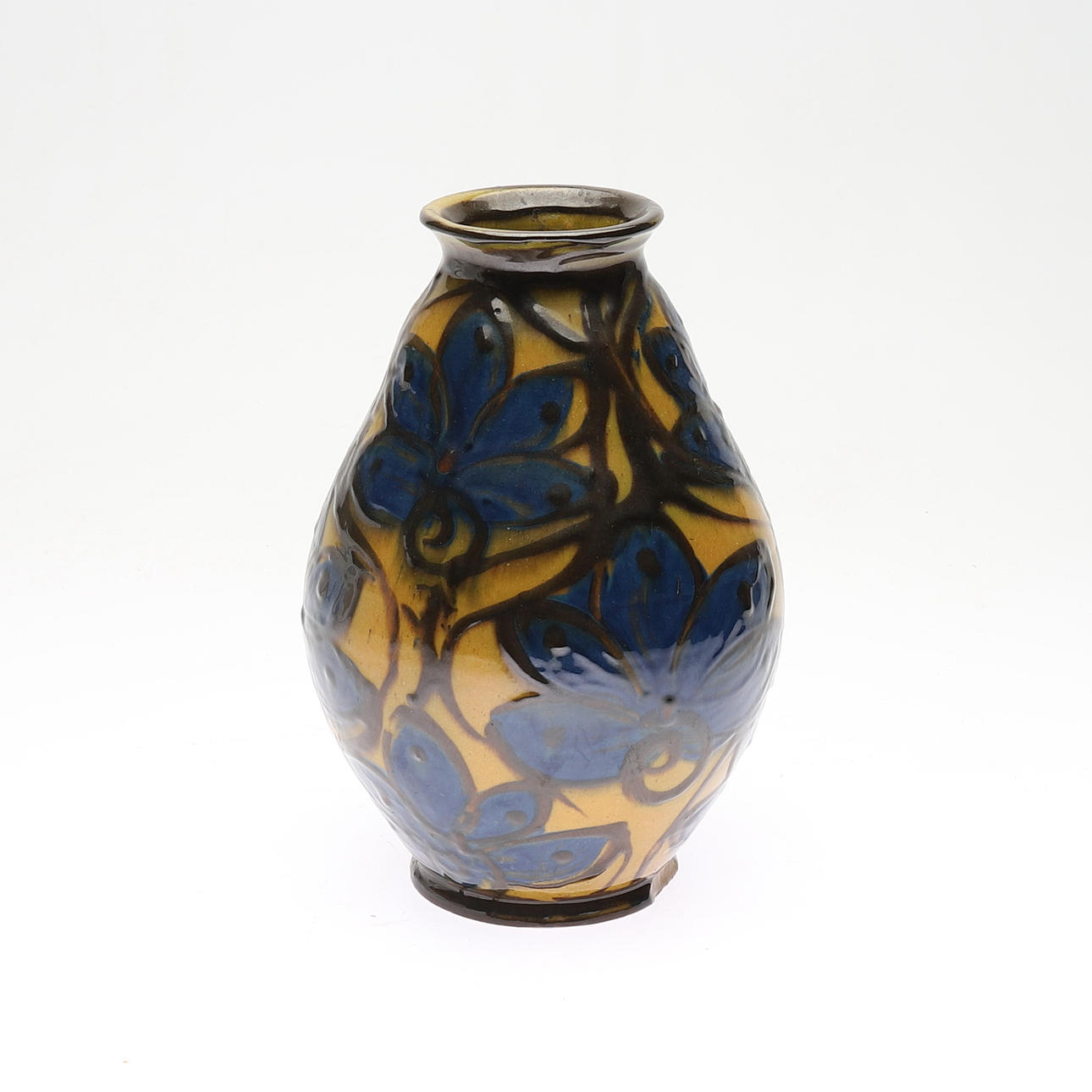 HERMAN KÄHLER. vase, ceramics, Denmark, signed, 1900s.