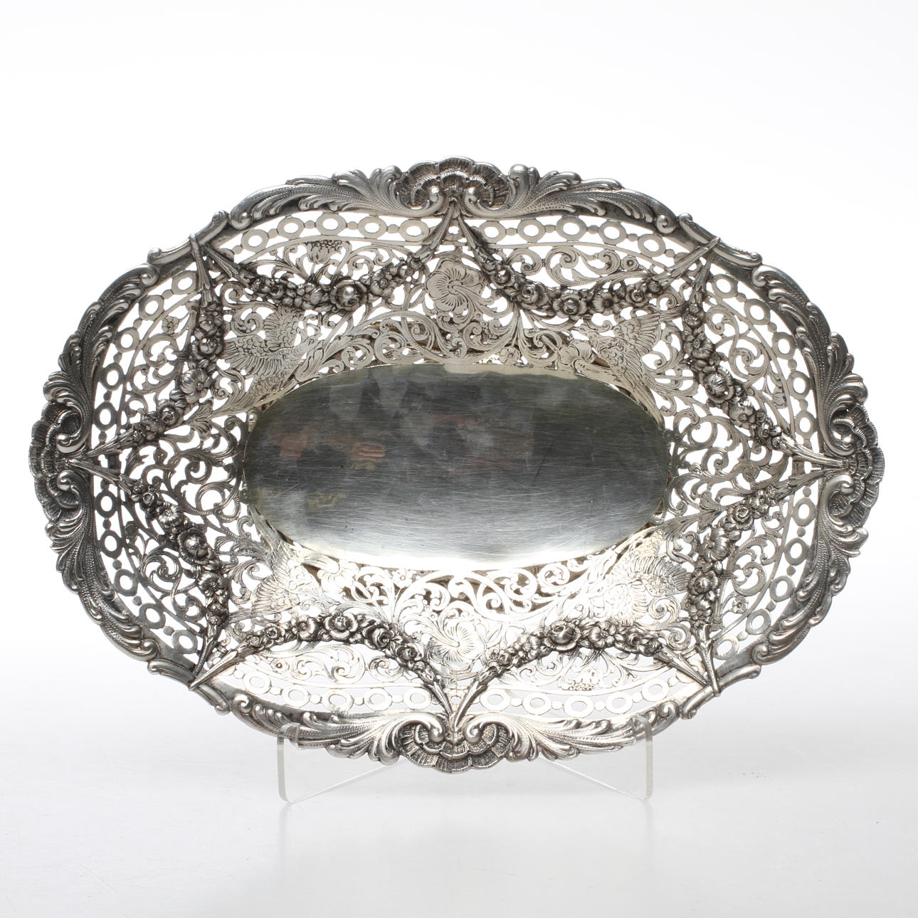 SKÅL, silver, import av A.T., Helsingfors, Finland, 1943.