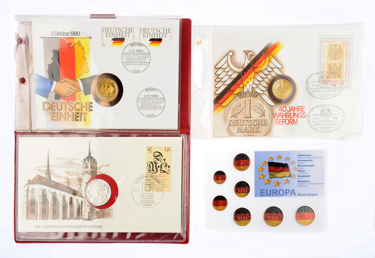 DEUTSCHLAND, MÜNZEN UND NUMISBRIEFE.