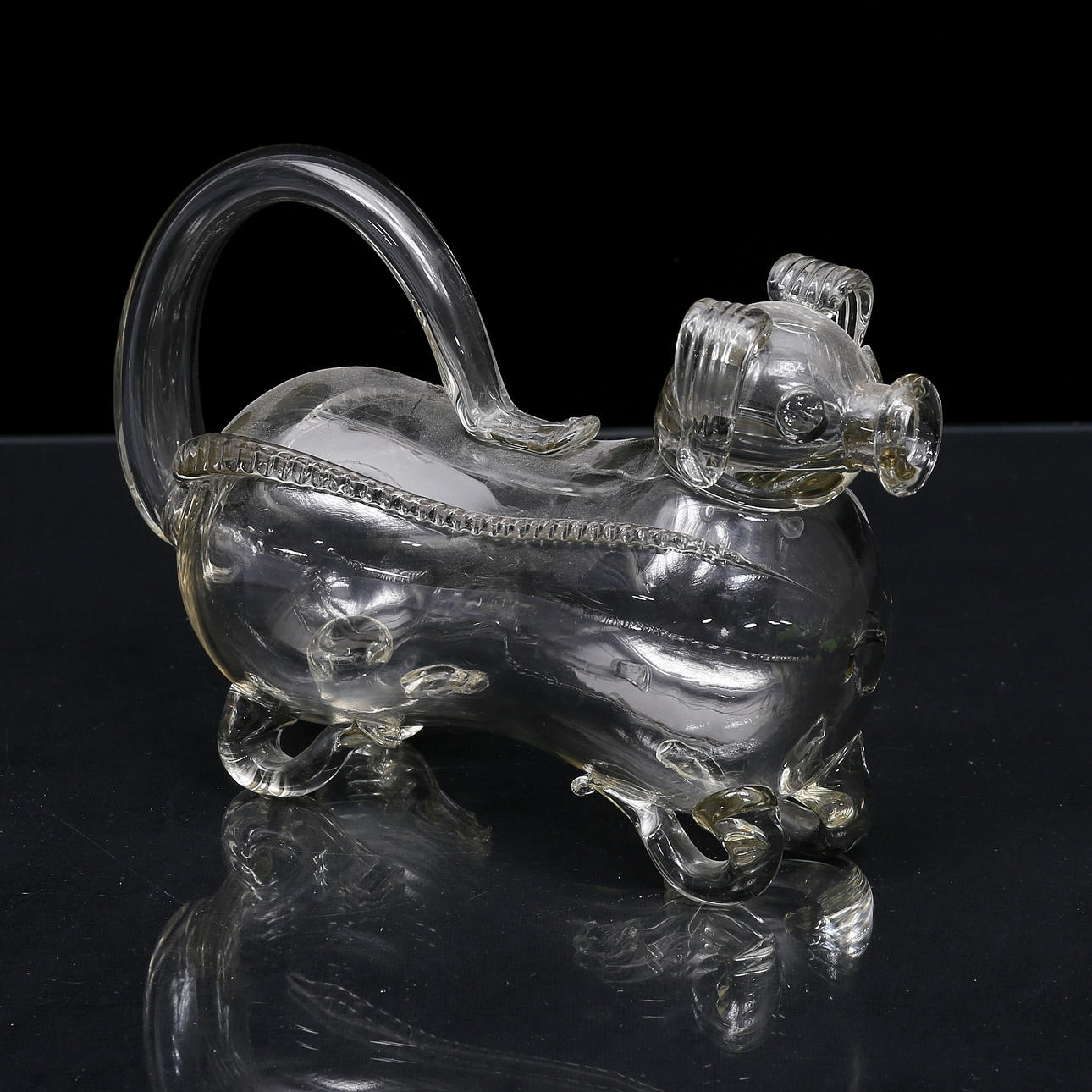 KARAFF, "fyllehund", glas.