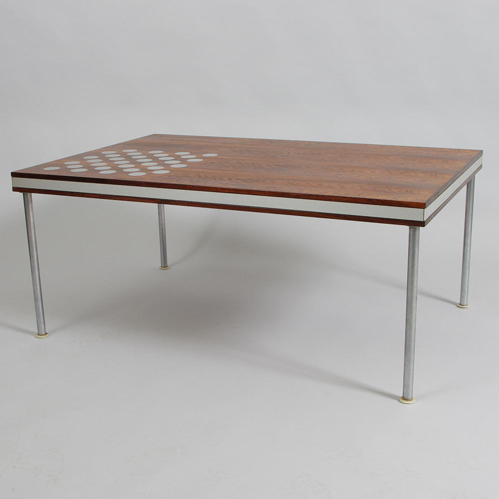 SOFFBORD, "Chess", Poul Cadovius, France & son, jakaranda med aluminiumdetaljer.