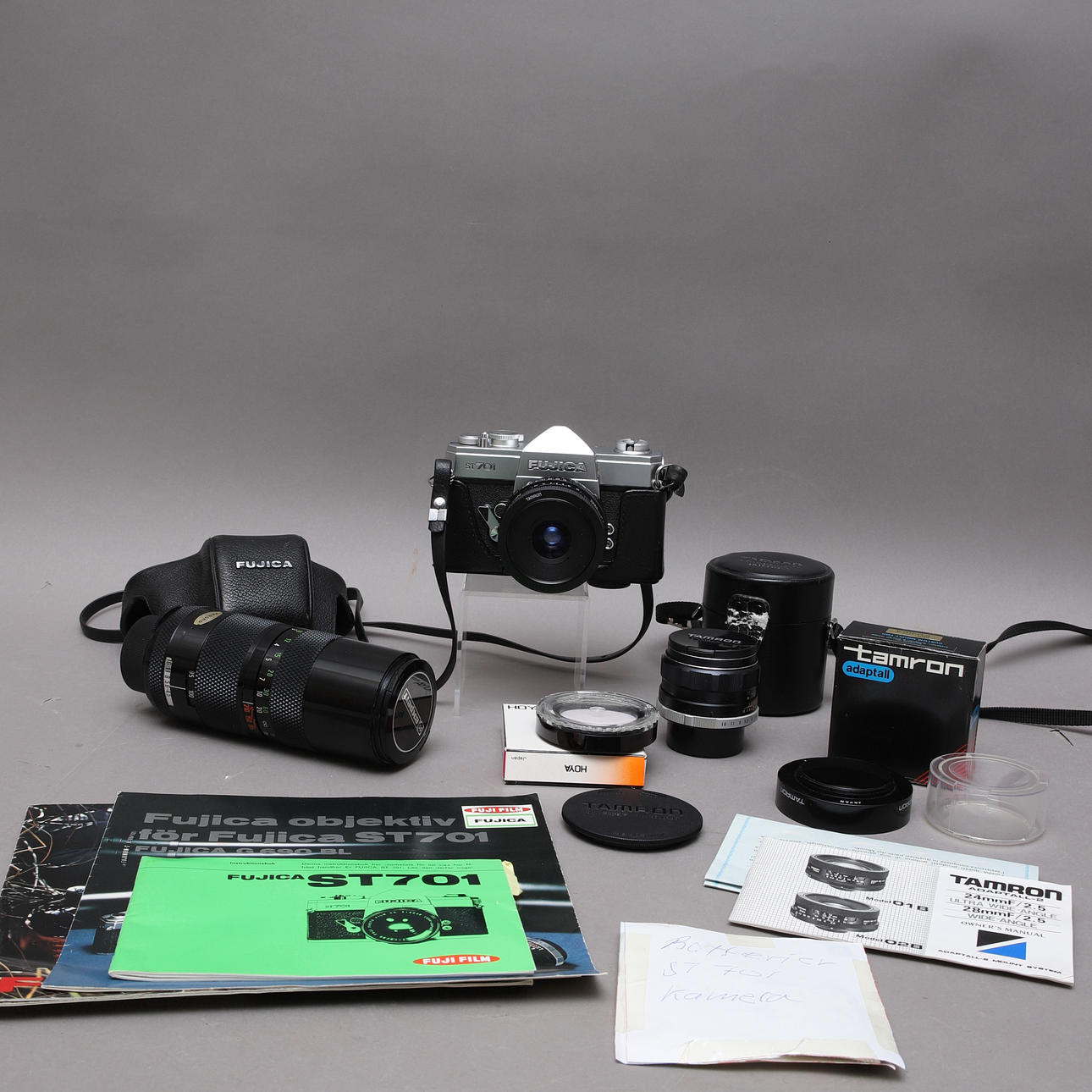 ANALOG SYSTEM CAMERA with lens & accessories, Fujica ST701.