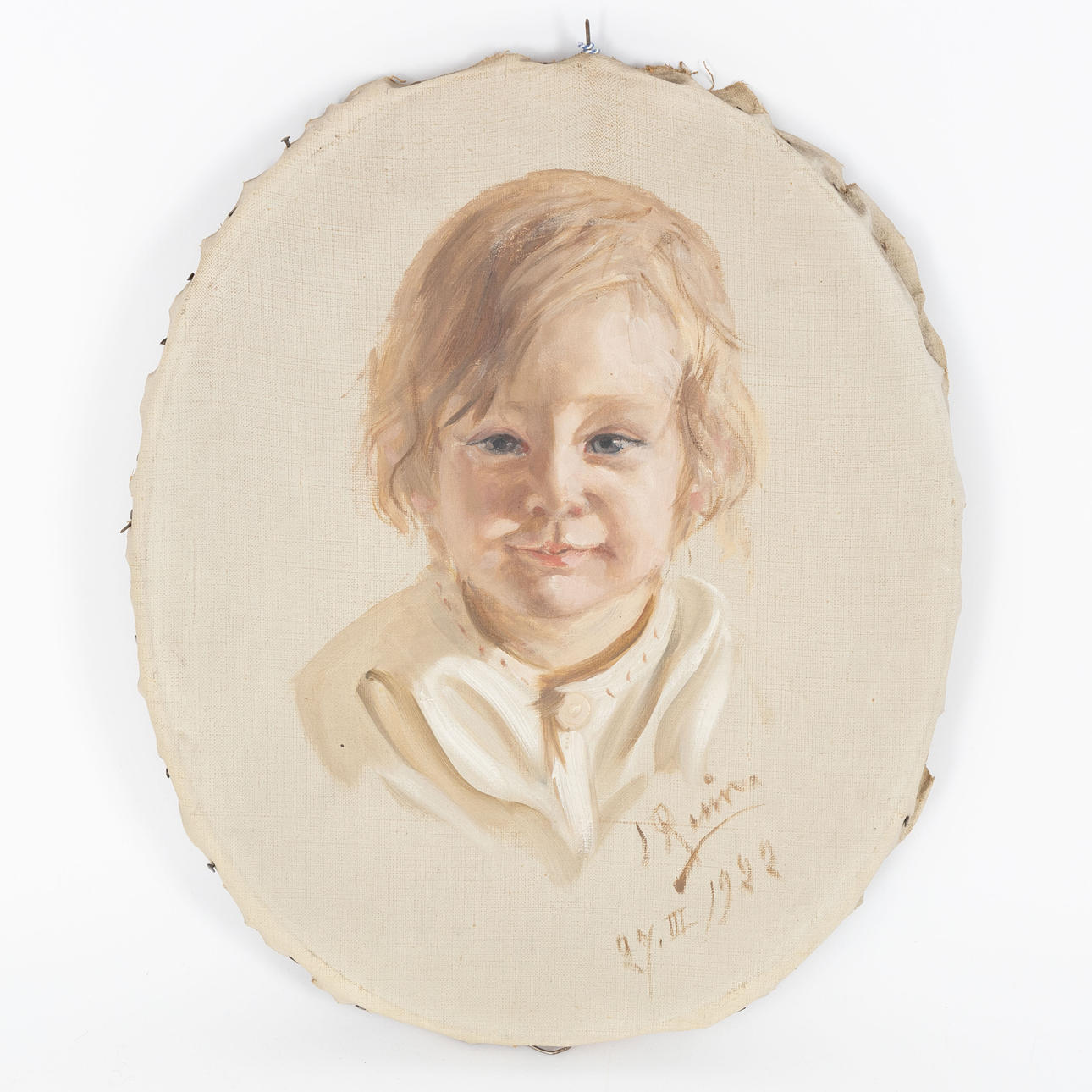 INGRID RUIN (1881-1956). Portrait of Carl Axel Waldemar Tigerstedt, signed and dated 27 III 1922.