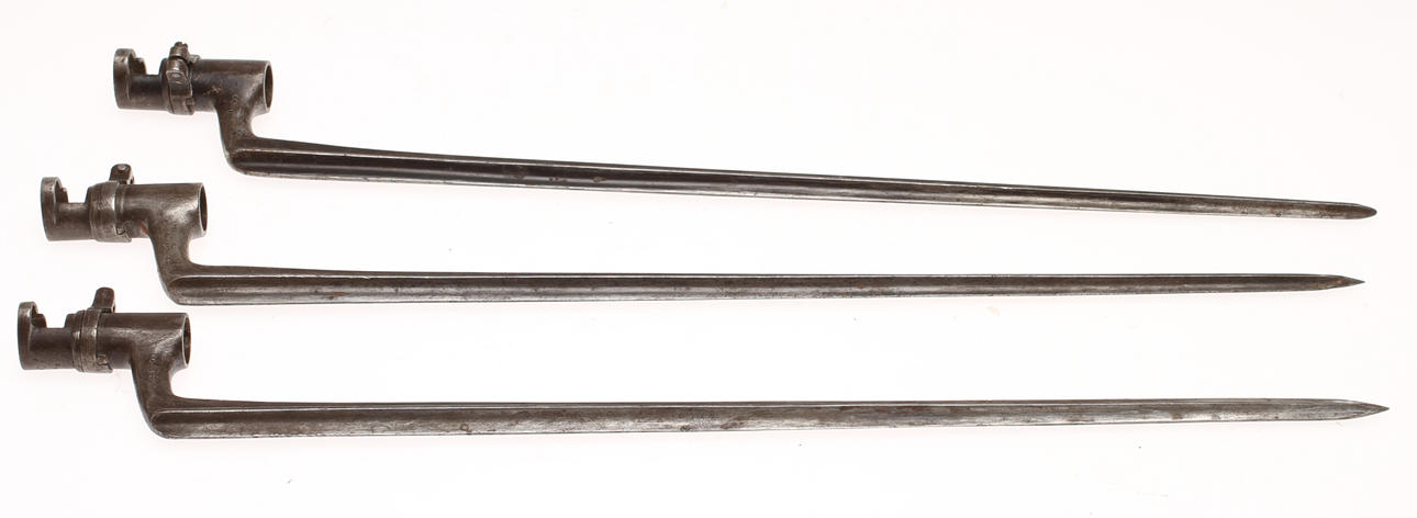 BAJONETTER, 3 st, 1800-tal.