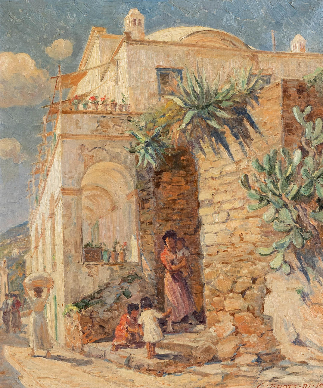 CARL BUDTZ-MÖLLER (1882-1953). capri.