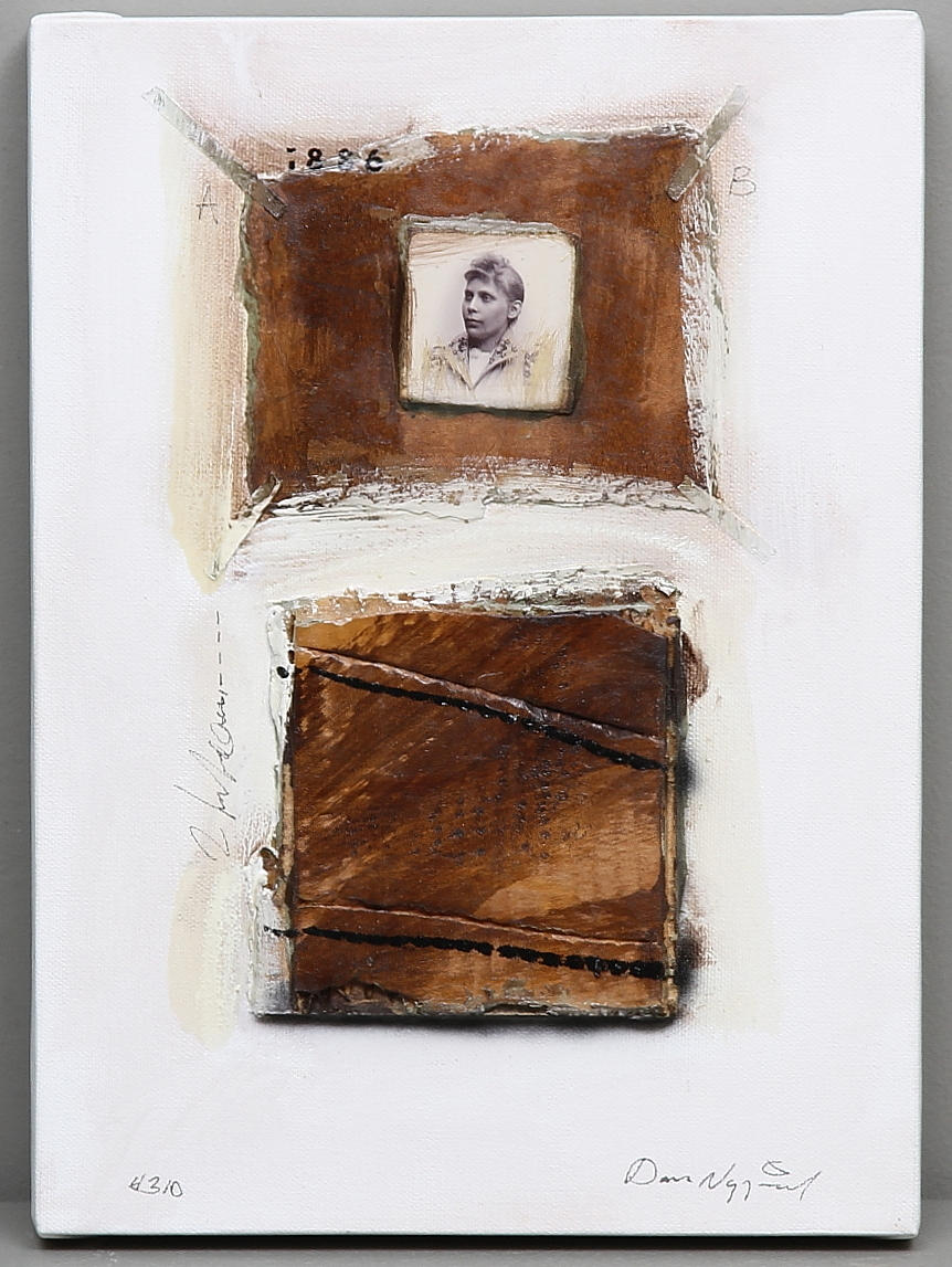 DAN NYGÅRDS. Blandteknik på duk, signerad.