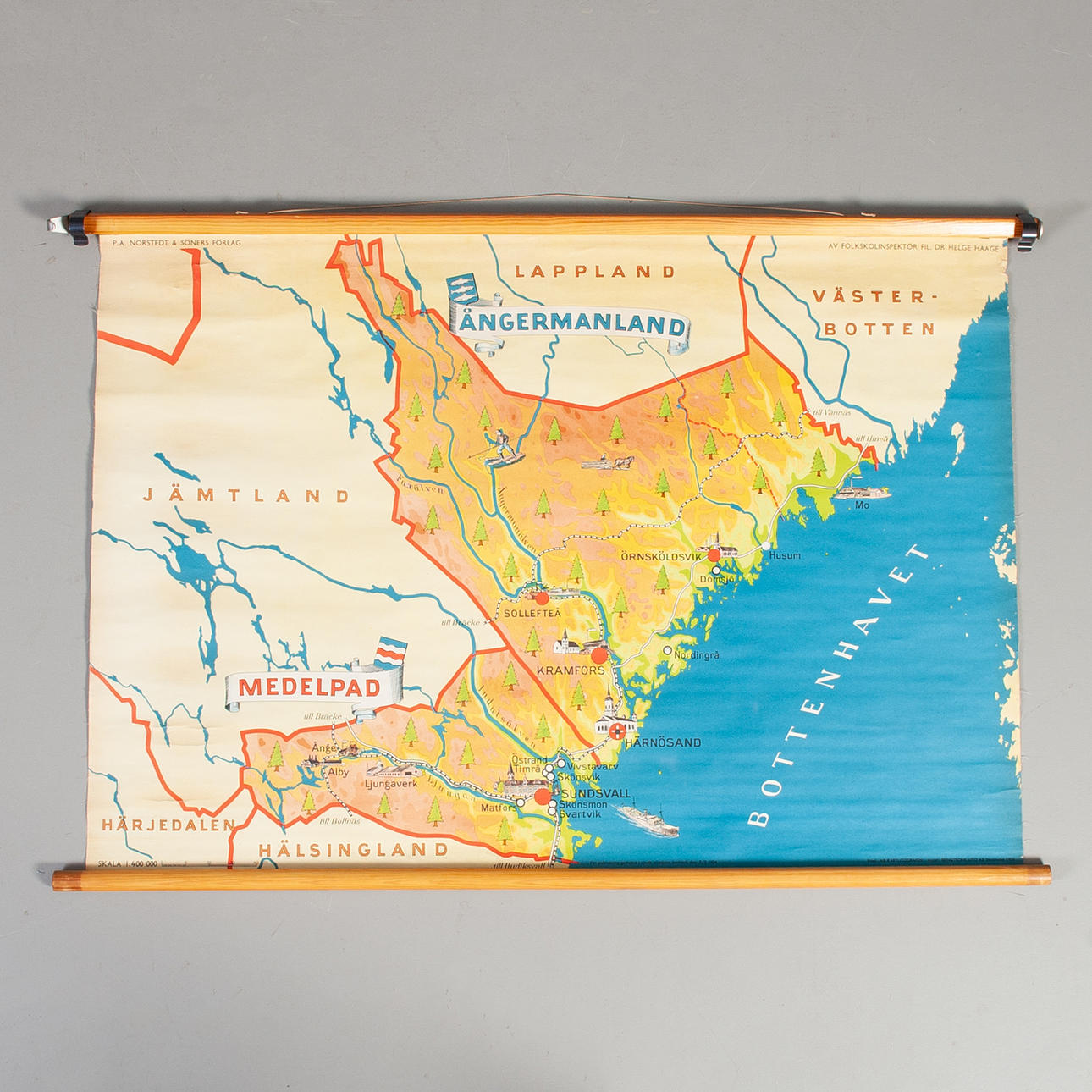 KOULU KARTTA. Lappi / Ahvenanmaa.