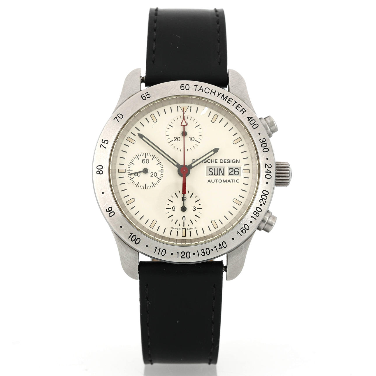 PORSCHE DESIGN/ETERNA, wristwatch, steel, automatic, 2000s.