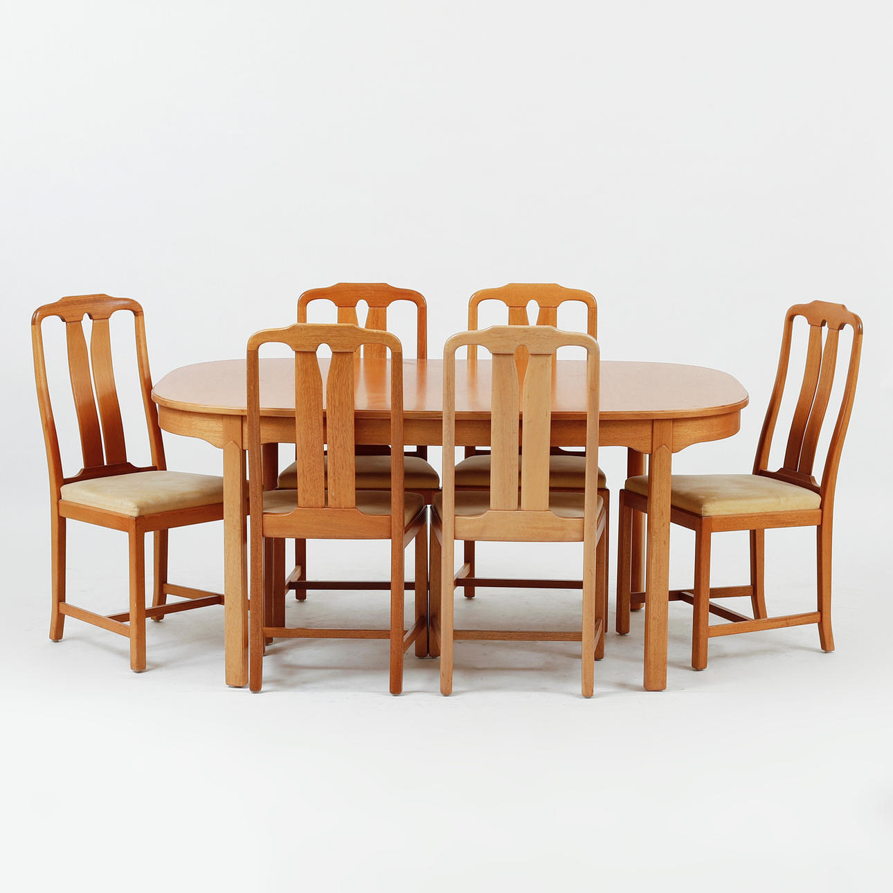 MATSALSMÖBEL, "Ambassadör", 9 delar, Carl Malmsten.