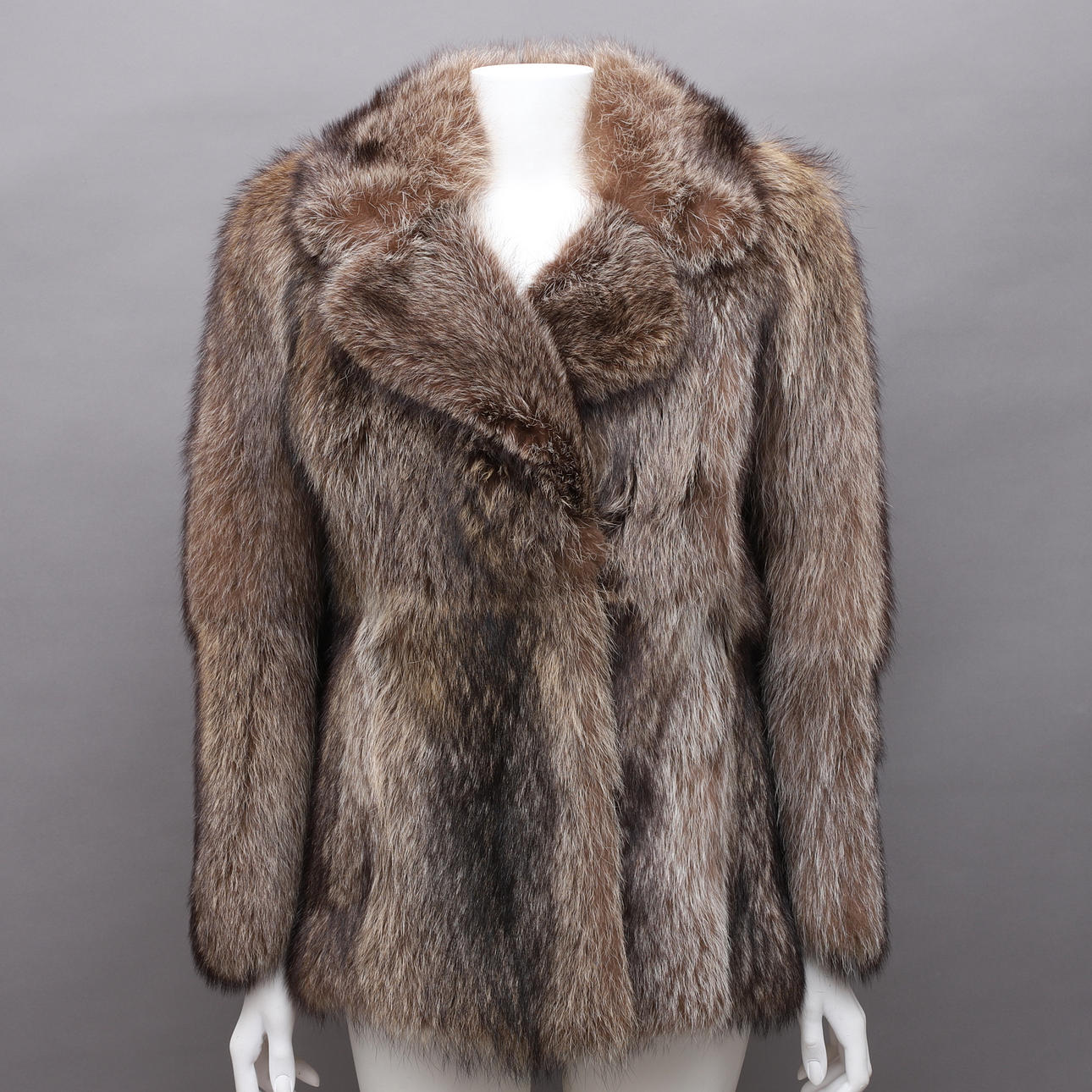 FUR JACKET, seven-piece, marten, 1900s.