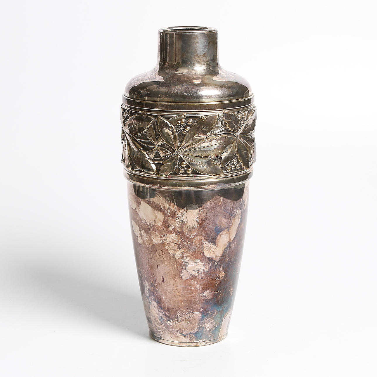 VAS/URNA, jugend, försilvrad mässing, märkt MS.