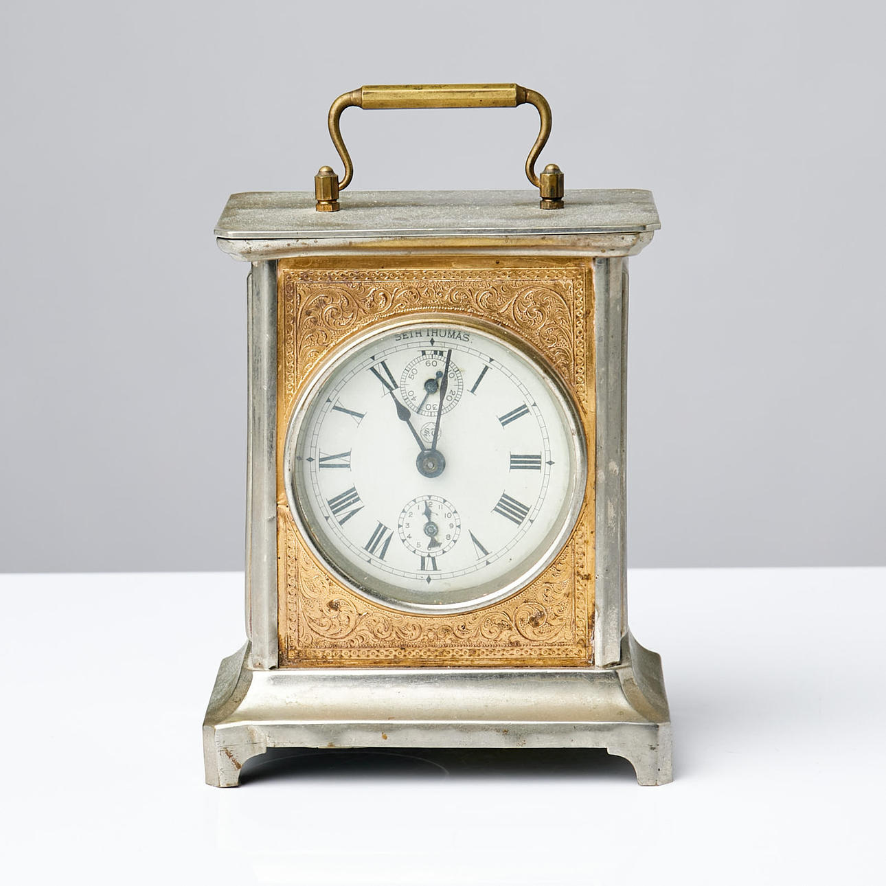 RESEUR, Seth Thomas, manual, parcialmente dorada.