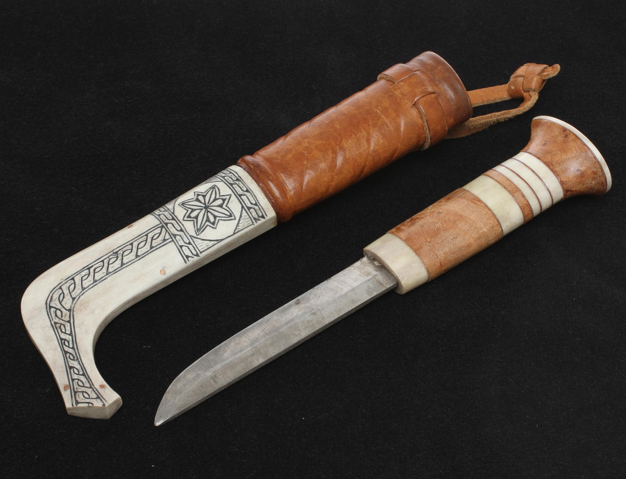 SAMEKNIV, benarbete, Anders Jonsson, monogramsignerad.