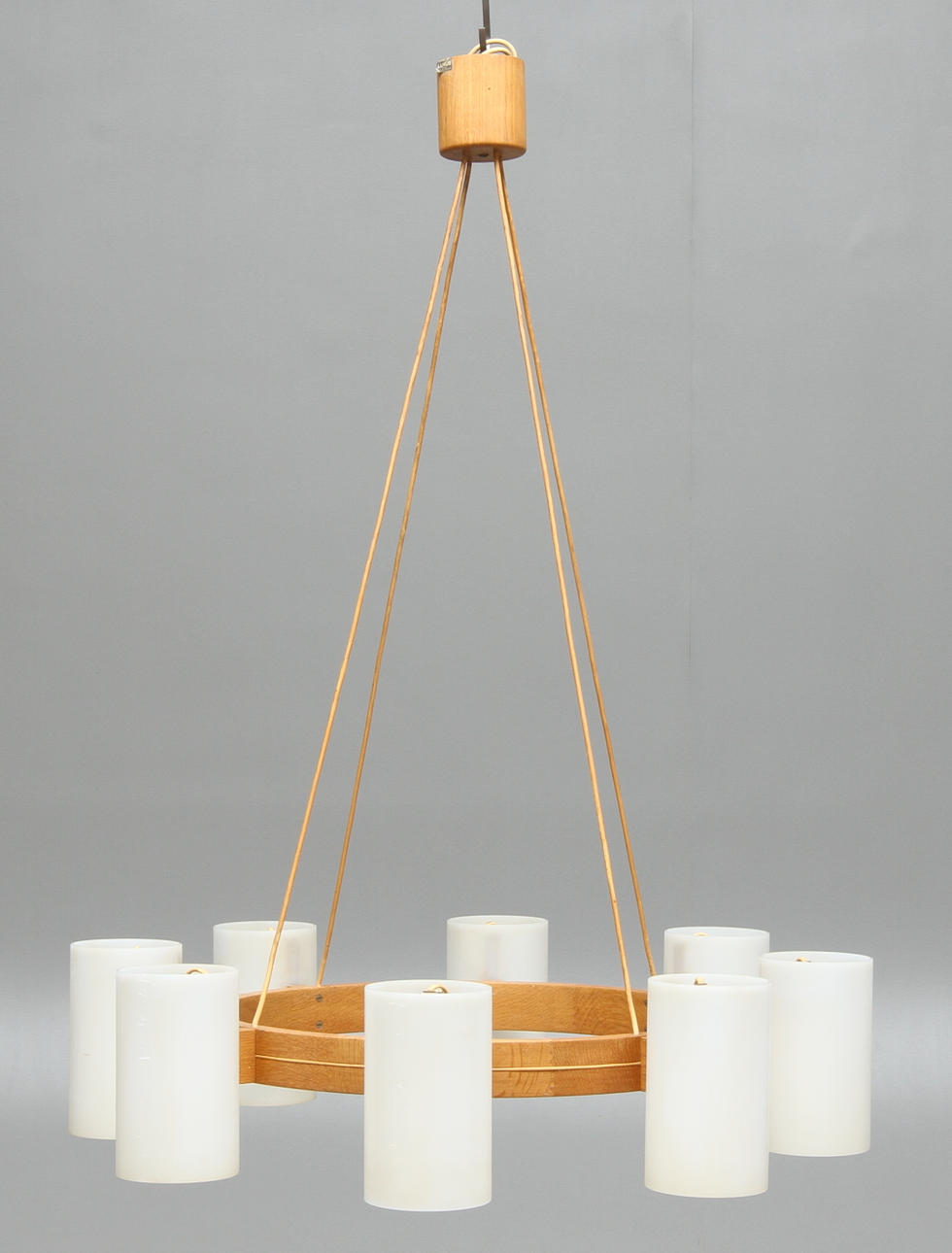 TAKLAMPA, "Cylinder Ringkrona", design Östen Kristiansson för Luxus.