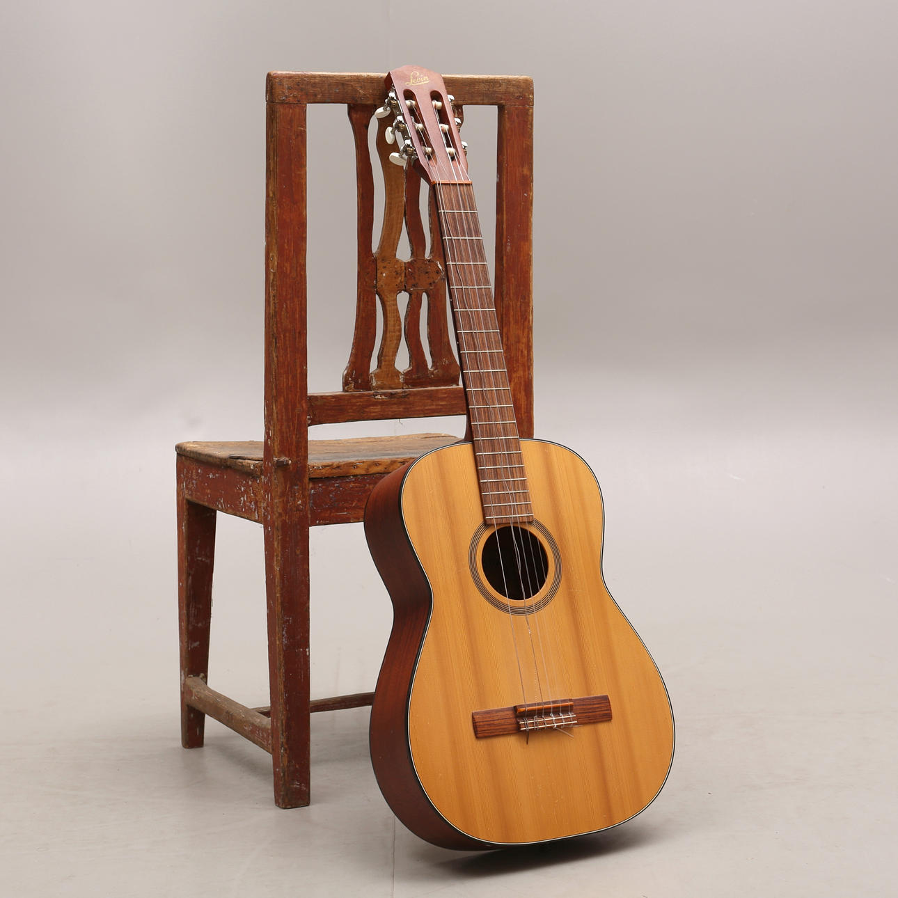 GITARR, akustisk, Levin, Modell LG 13, 1975.