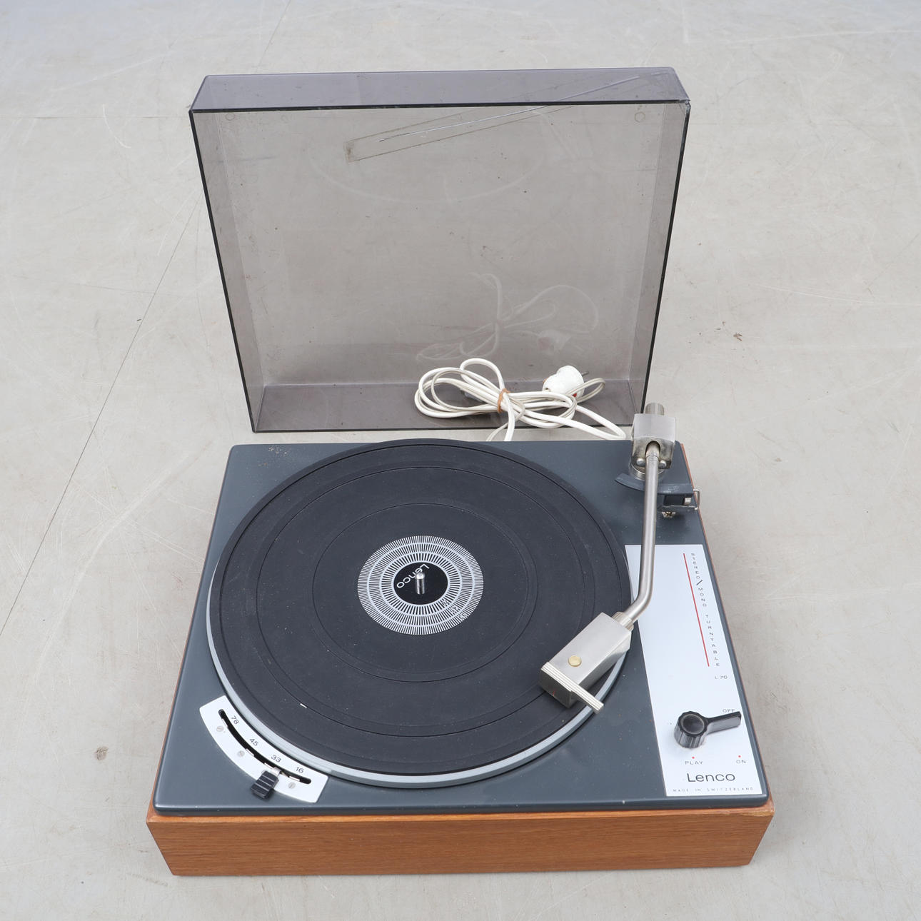RECORD PLAYER, Lenco, Mod L70.