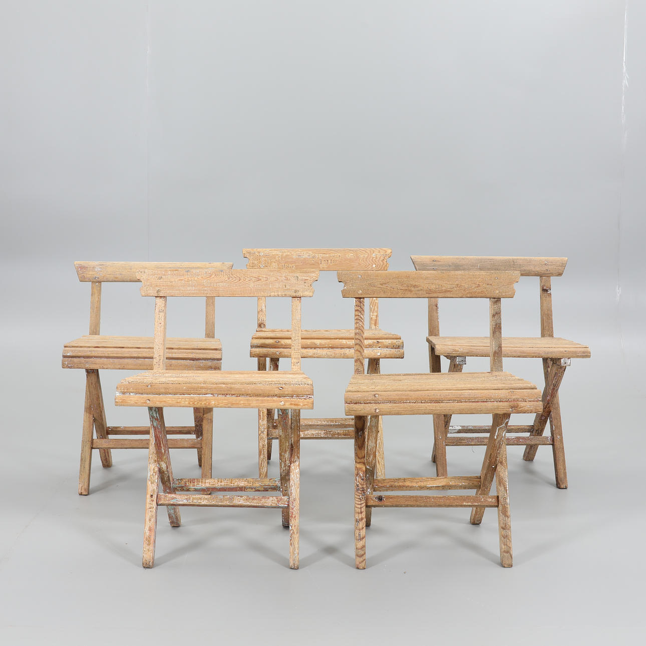 STOLAR, 6 stycken,avlutade.