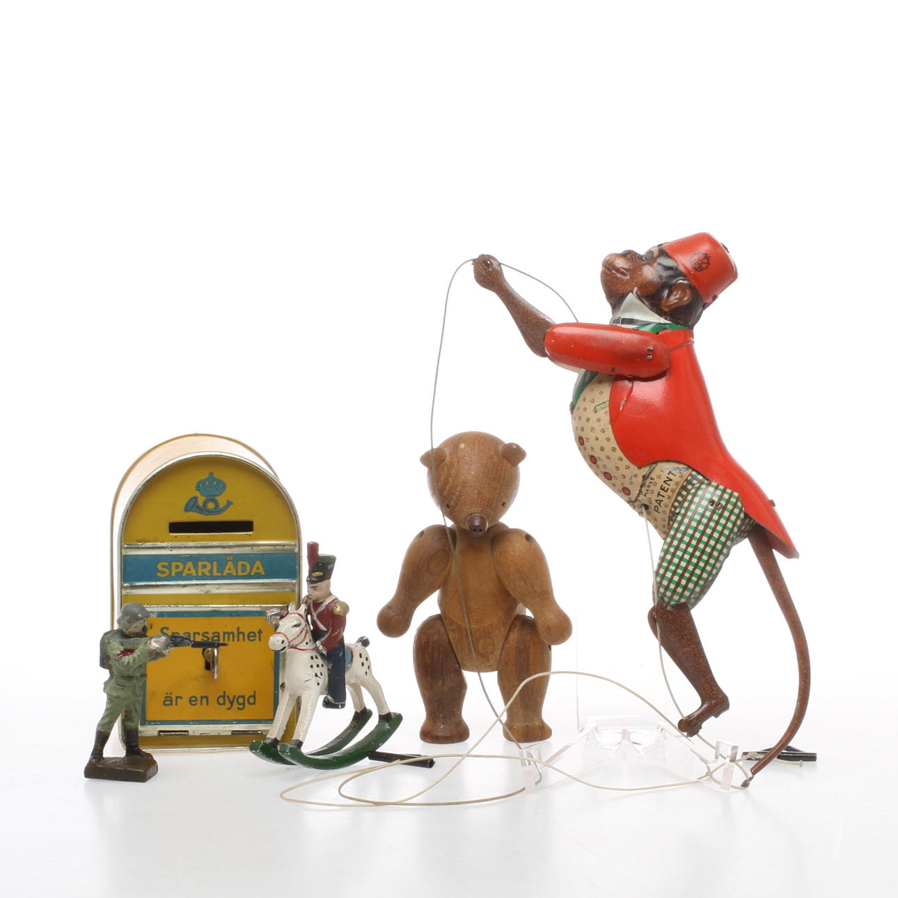 PARTI LEKSAKER, 5 delar, Bl a Lehmann.