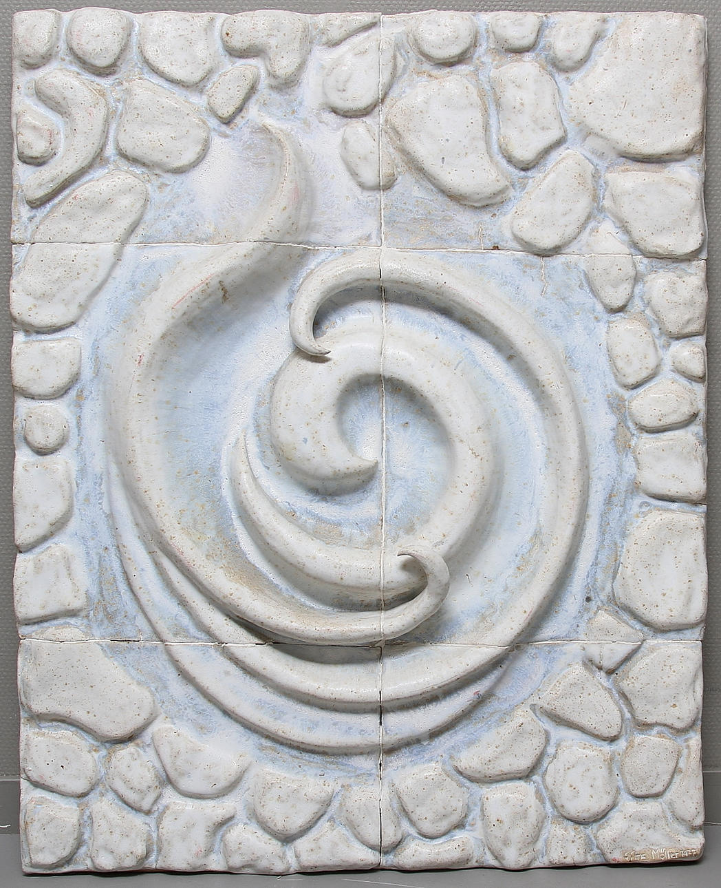 GITTE MÖLLER. Väggskulptur, signerad och daterad 1977.