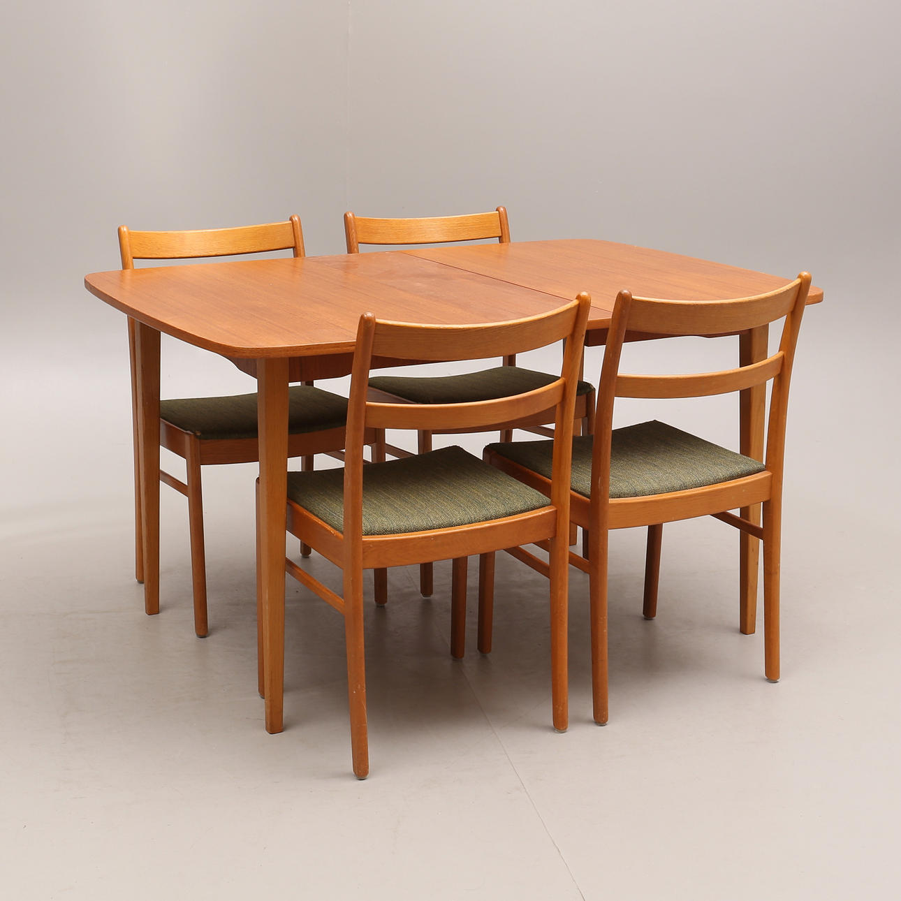 MATGRUPP, 5 delar, teak, 1950/60-tal.